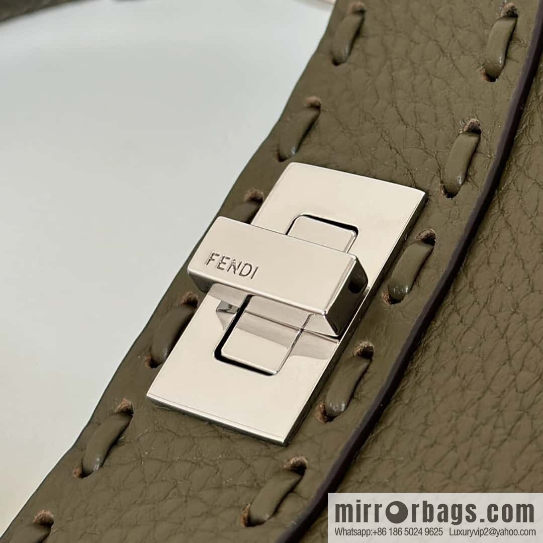 FENDI peekaboo new series I see you petite model number 80133As green