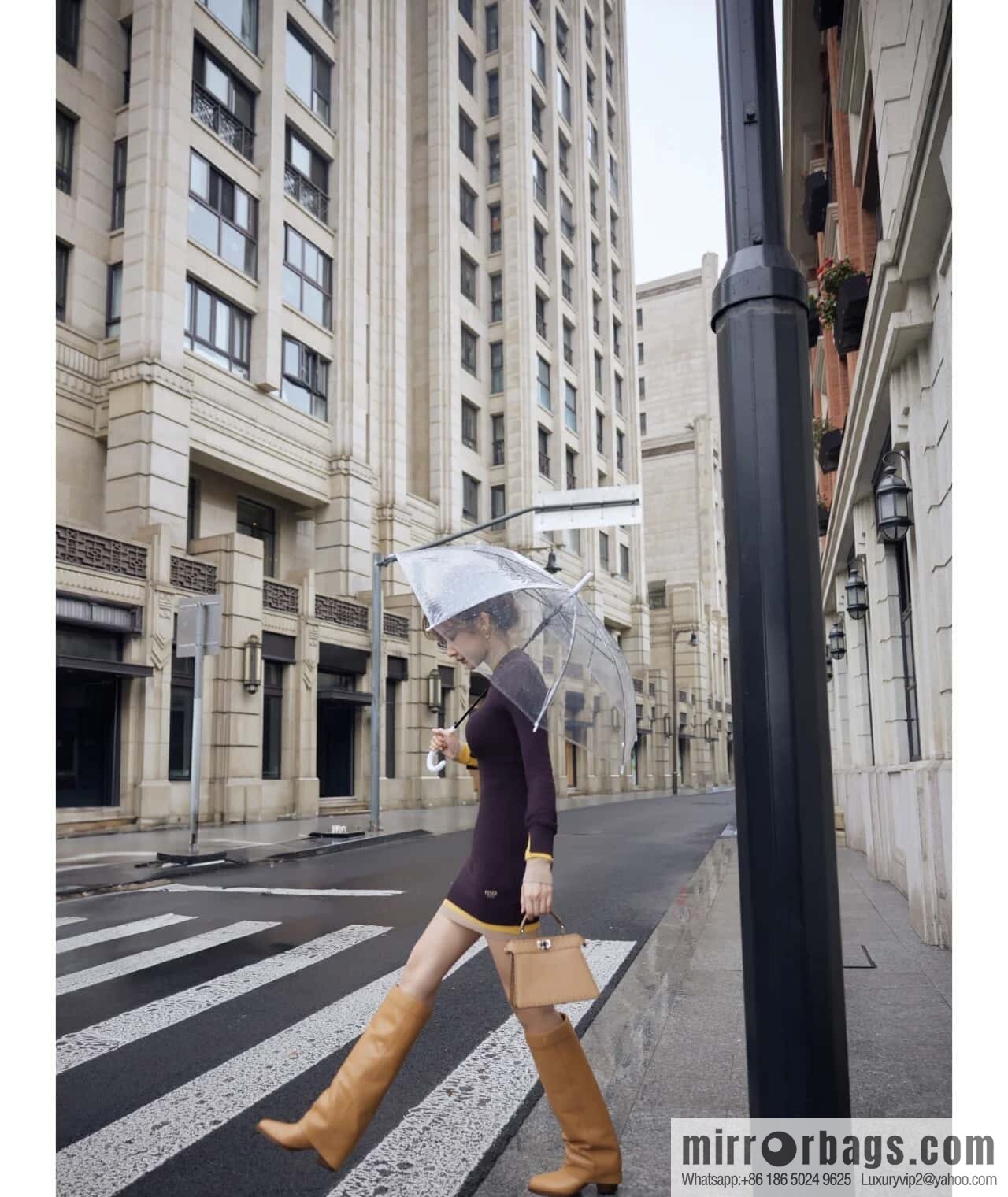 FENDI peekaboo new series I see you petite model number 80133As brown