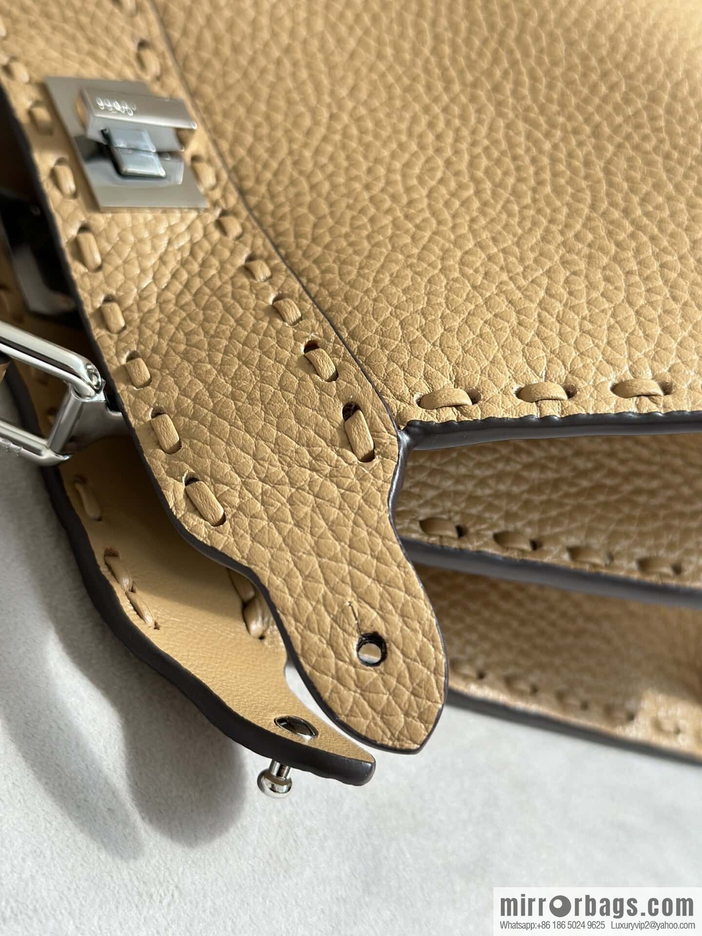 FENDI peekaboo new series I see you petite model number 80133As brown