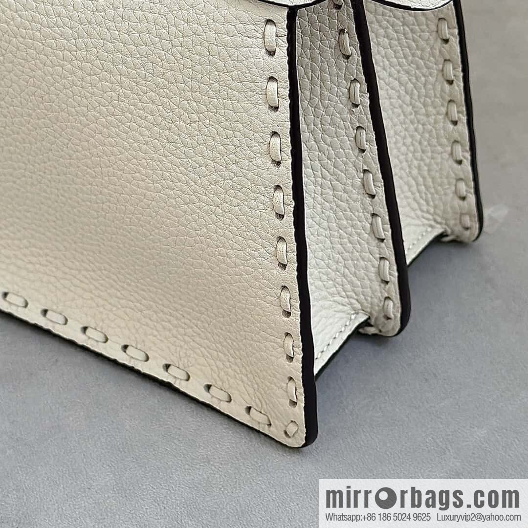 FENDI peekaboo new series I see you petite model number 80133As white
