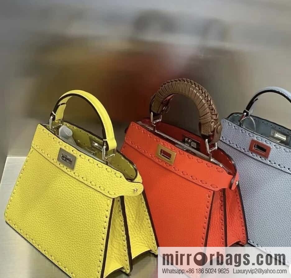 FENDI peekaboo new series I see you petite model number 80133As yellow