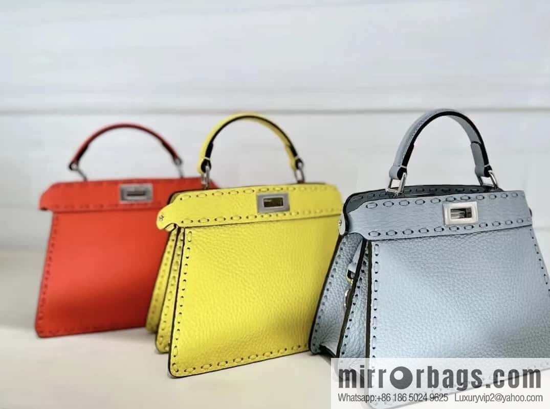 FENDI peekaboo new series I see you petite model number 80133As yellow