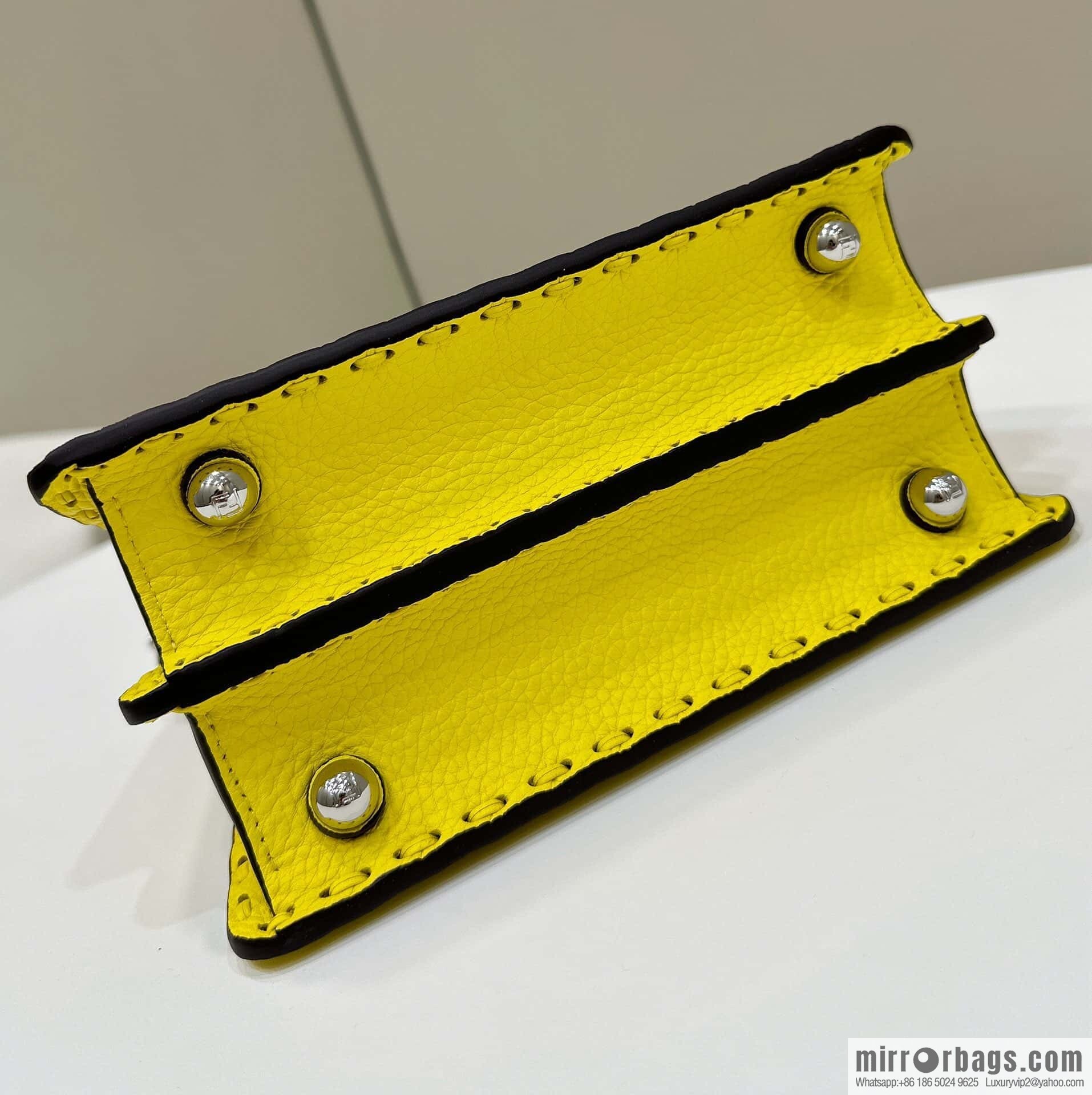 FENDI peekaboo new series I see you petite model number 80133As yellow
