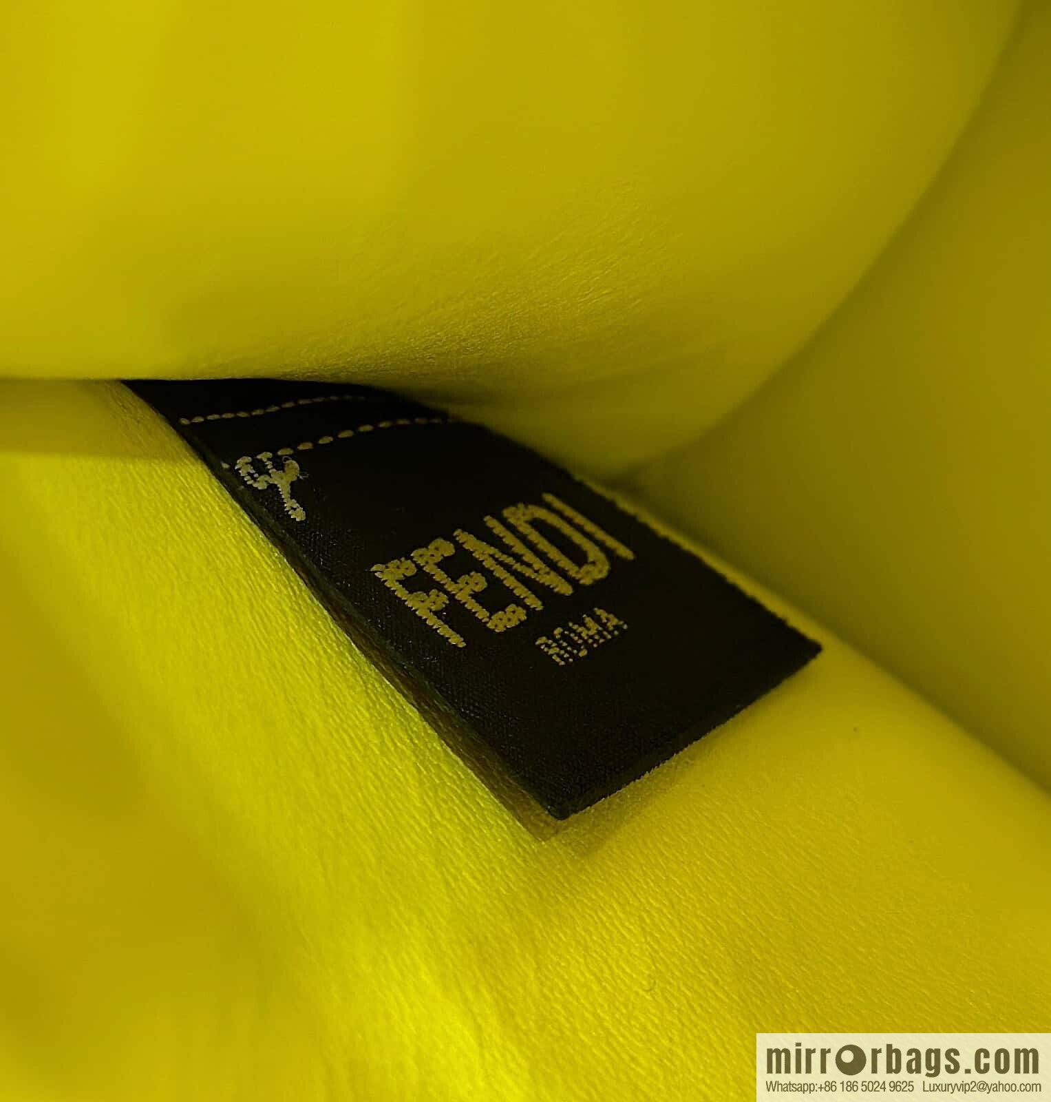 FENDI peekaboo new series I see you petite model number 80133As yellow
