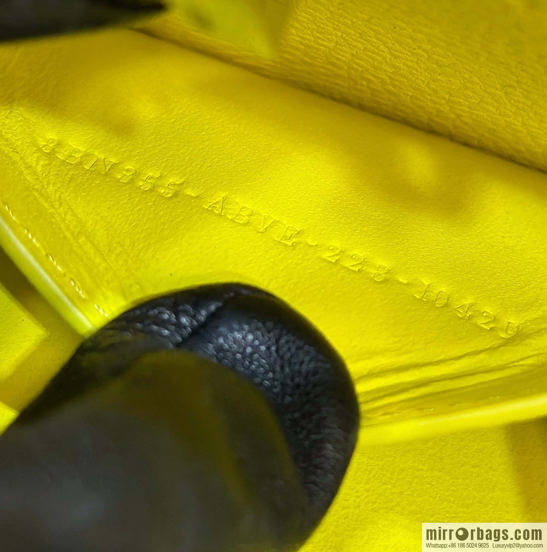 FENDI peekaboo new series I see you petite model number 80133As yellow