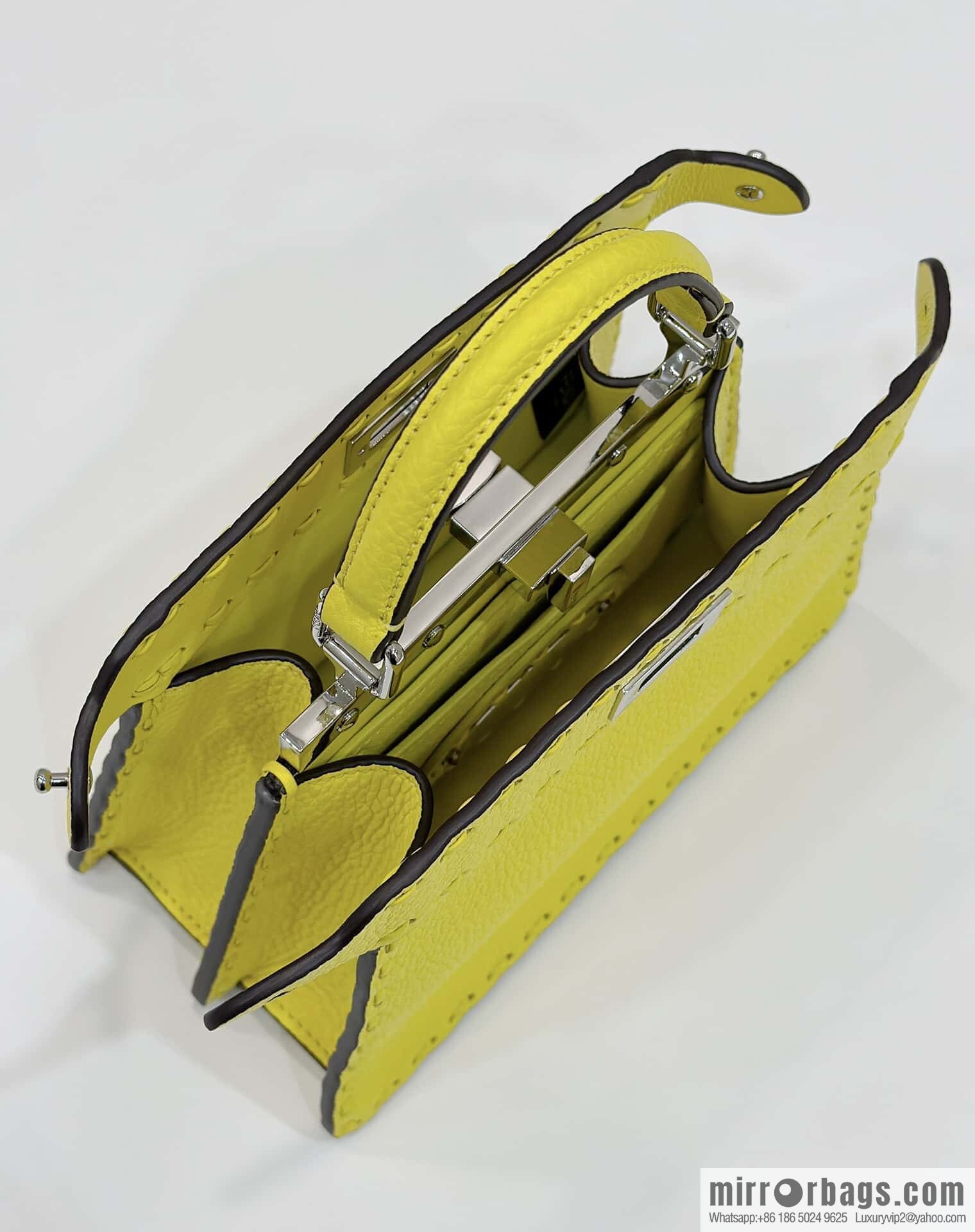 FENDI peekaboo new series I see you petite model number 80133As yellow