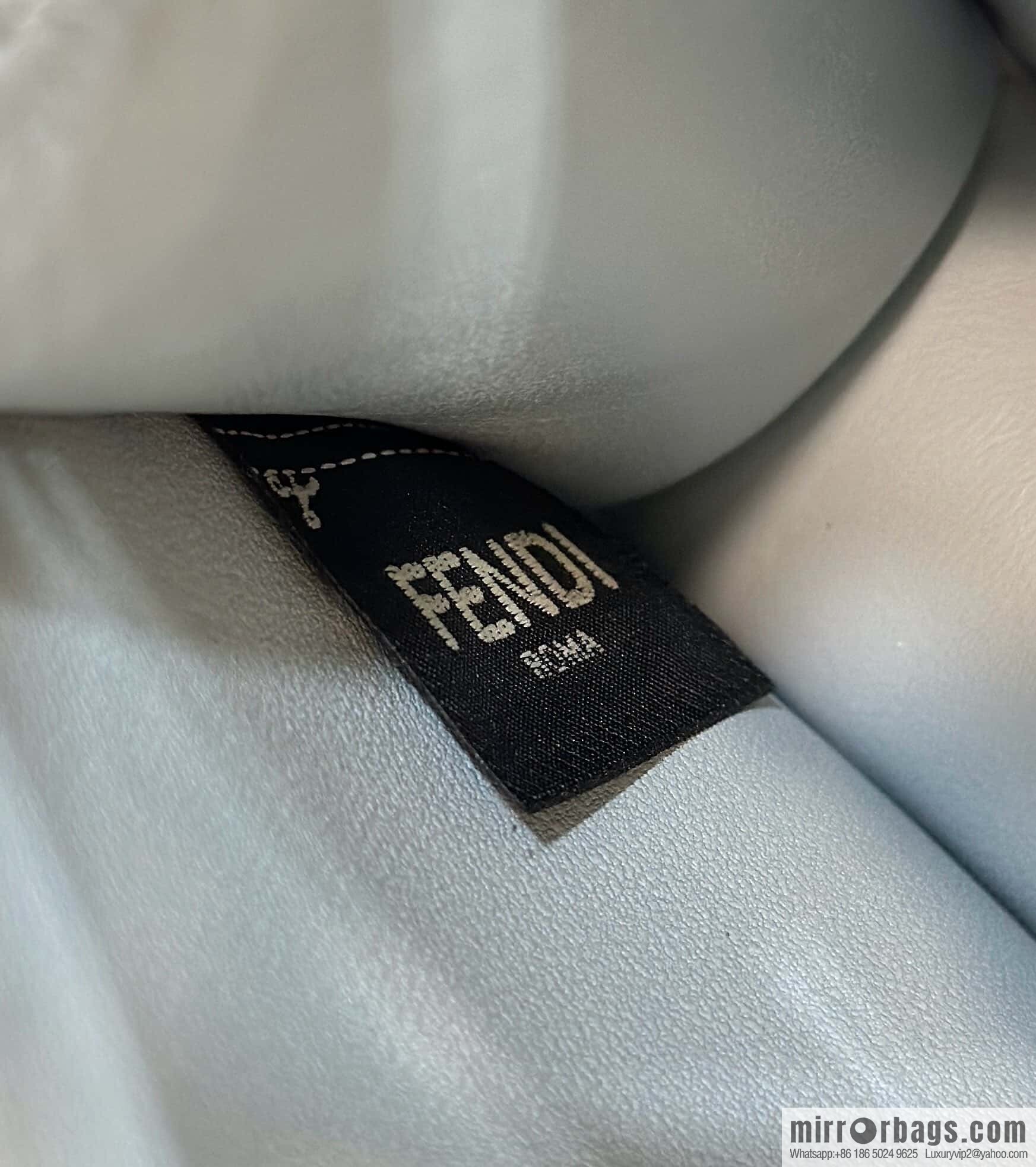 FENDI peekaboo new series I see you petite model number 80133As haze blue