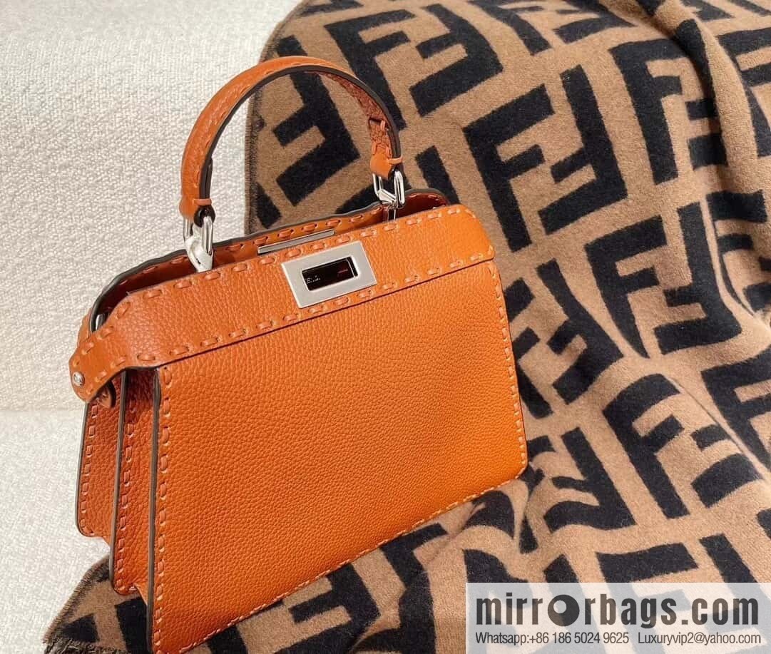 FENDI peekaboo new series I see you petite model number 80133As brown