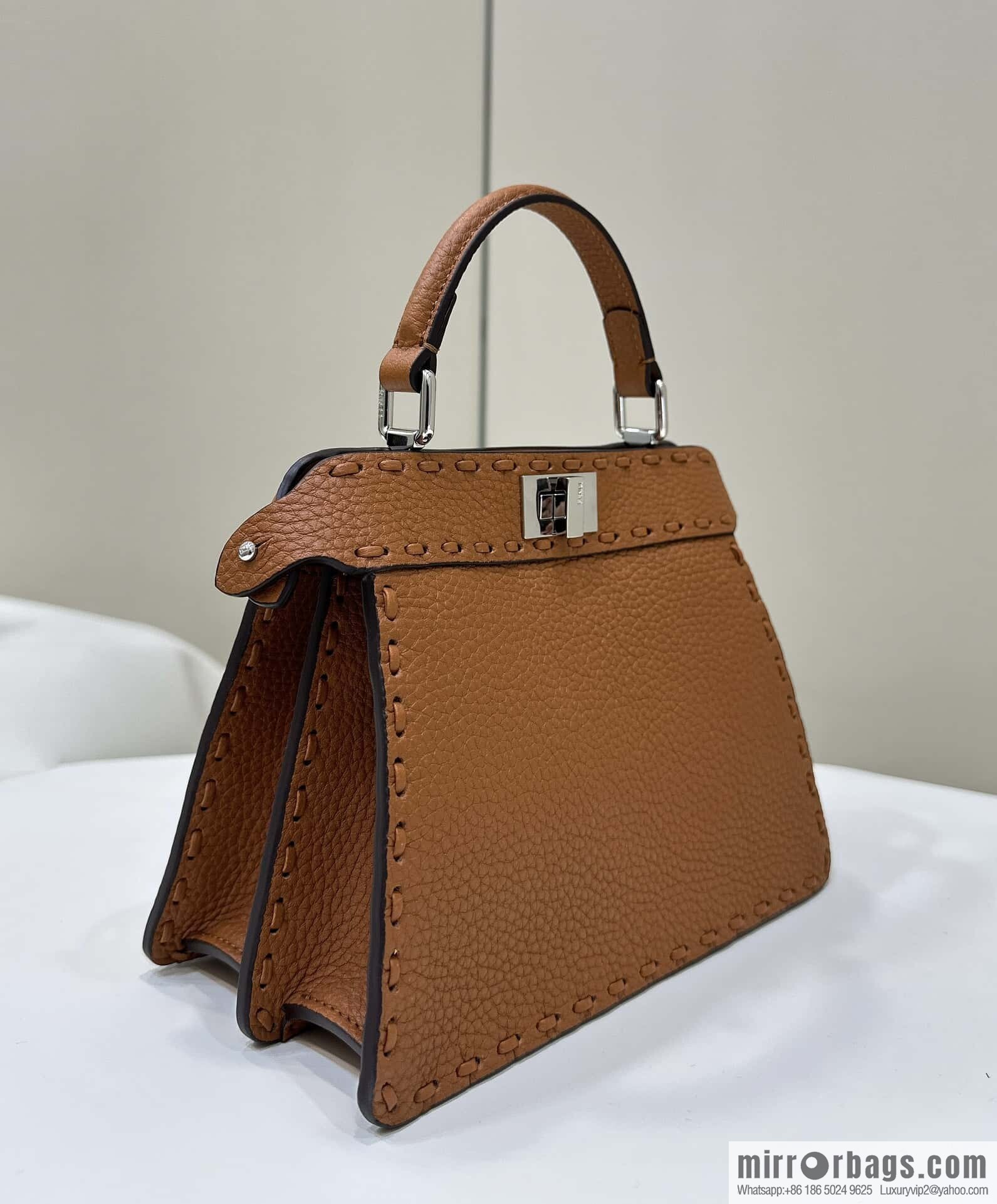 FENDI peekaboo new series I see you petite model number 80133As brown