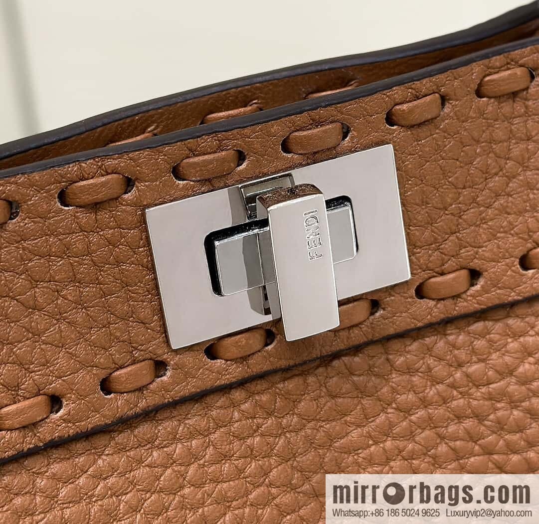 FENDI peekaboo new series I see you petite model number 80133As brown