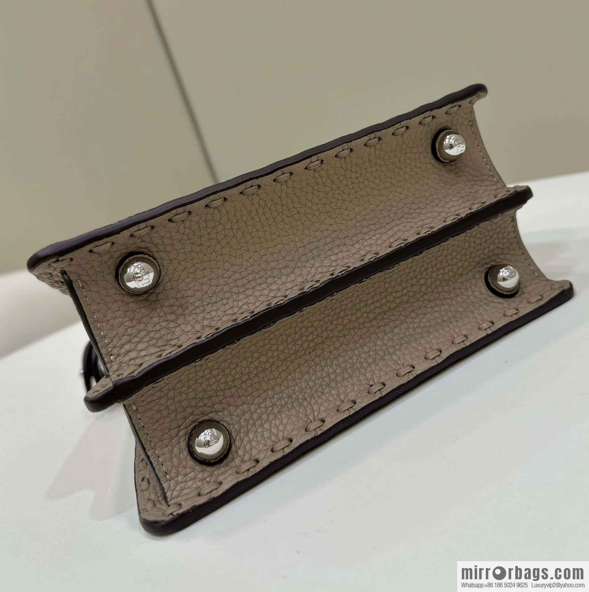 FENDI peekaboo new series I see you petite model number 80133As gray