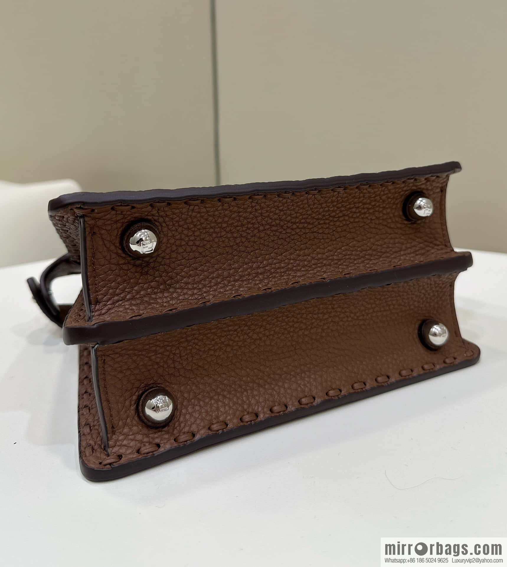 FENDI peekaboo new series I see you petite model number 80133As coffee color