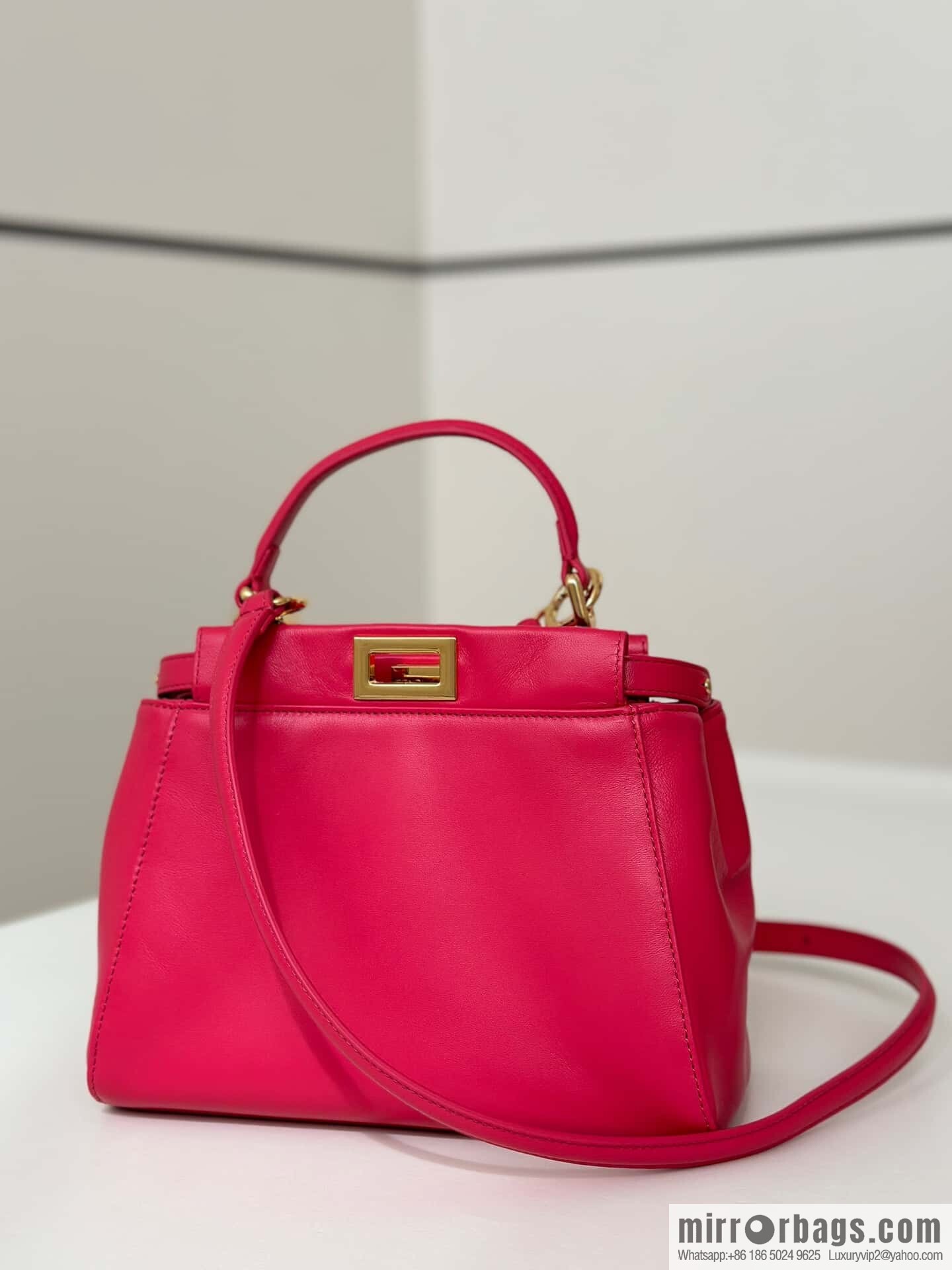 FENDI peekaboo series, model number: 8315 rose red