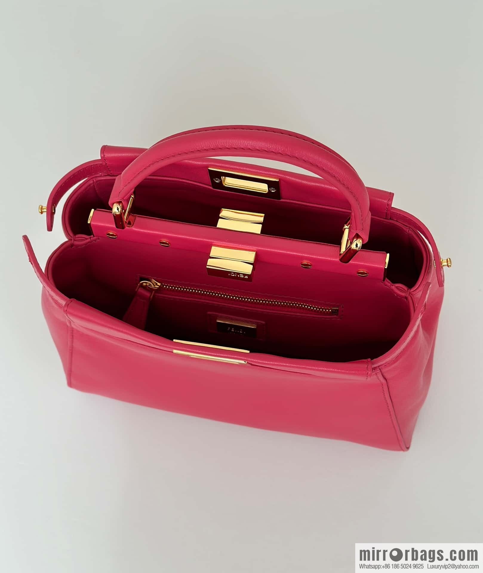 FENDI peekaboo series, model number: 8315 rose red