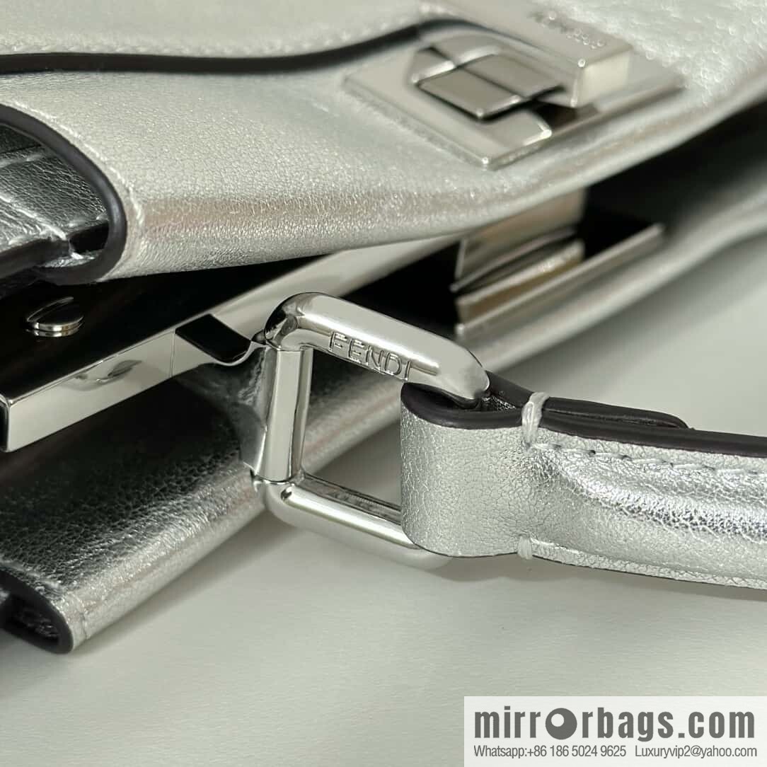 FENDI peekaboo series, model number: 2590 silver