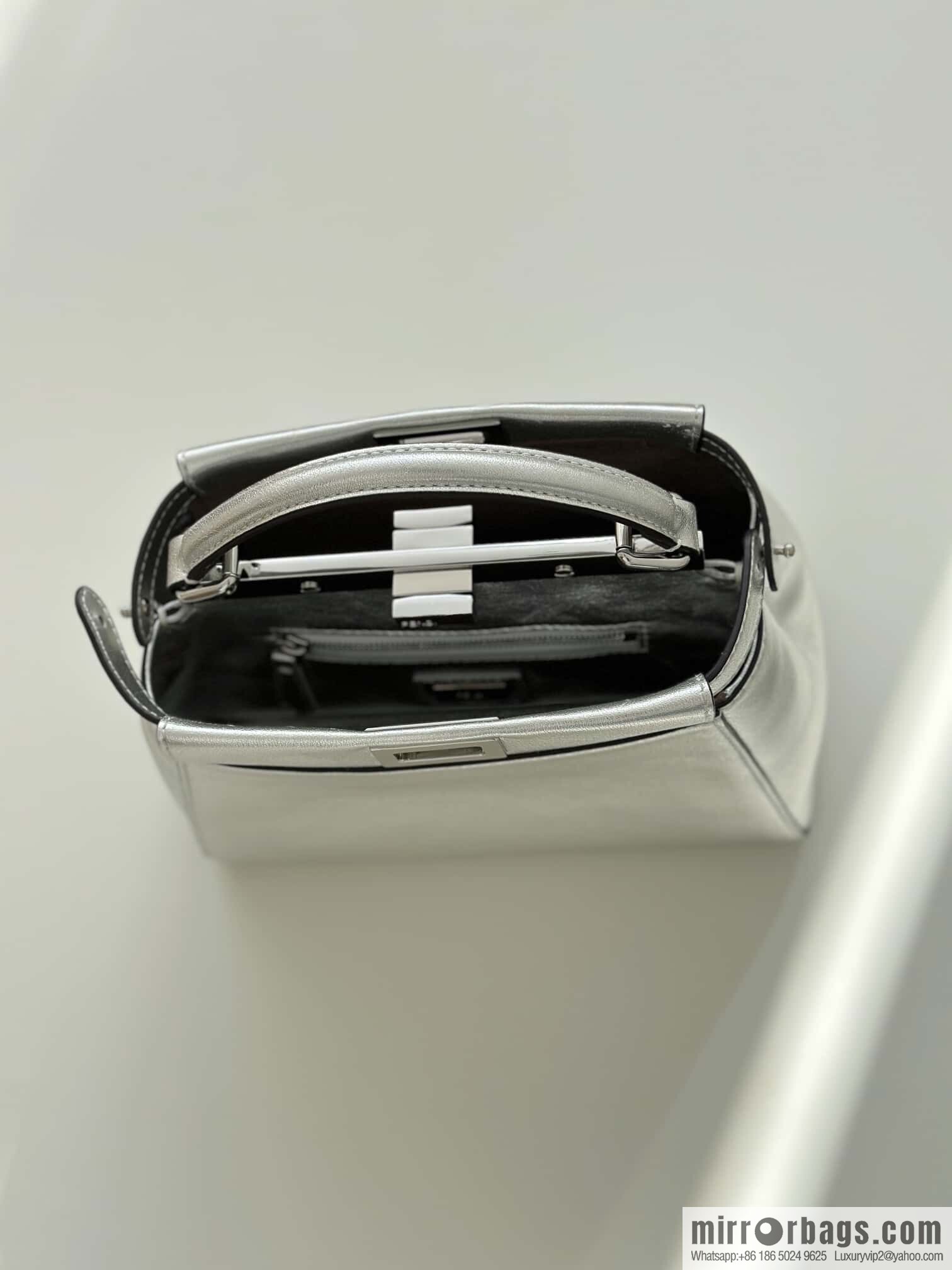 FENDI peekaboo series, model number: 2590 silver