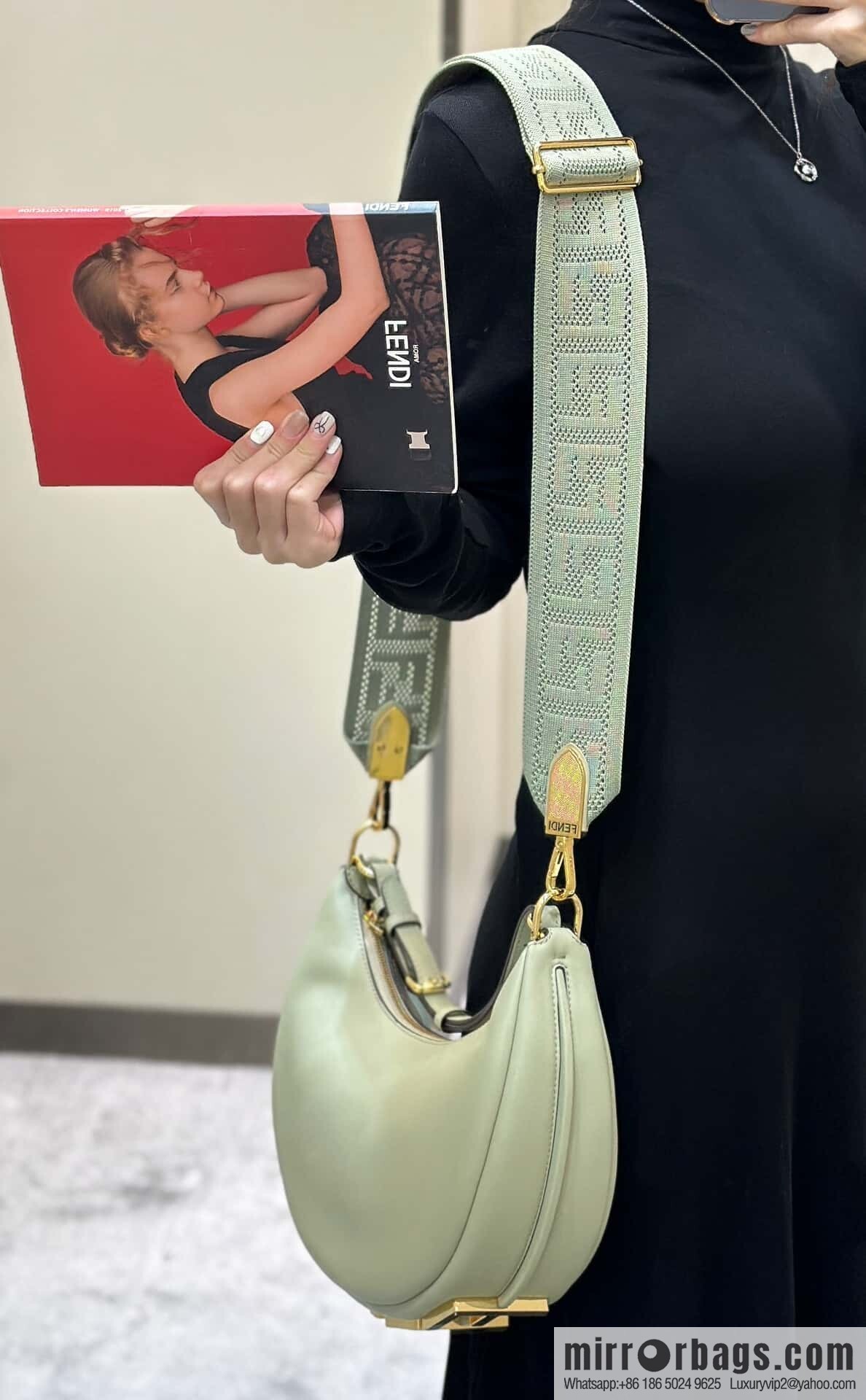 FENDI Fendigraphy model number: 80056m light green