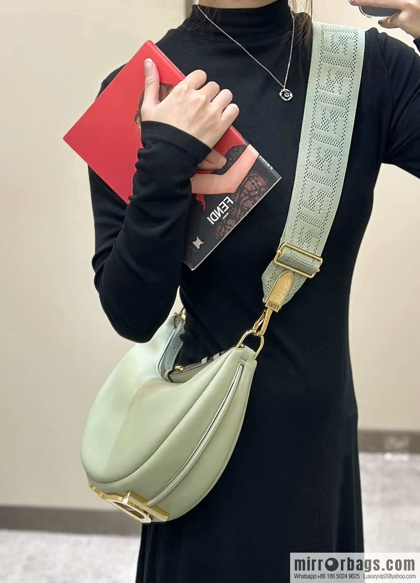 FENDI Fendigraphy model number: 80056m light green