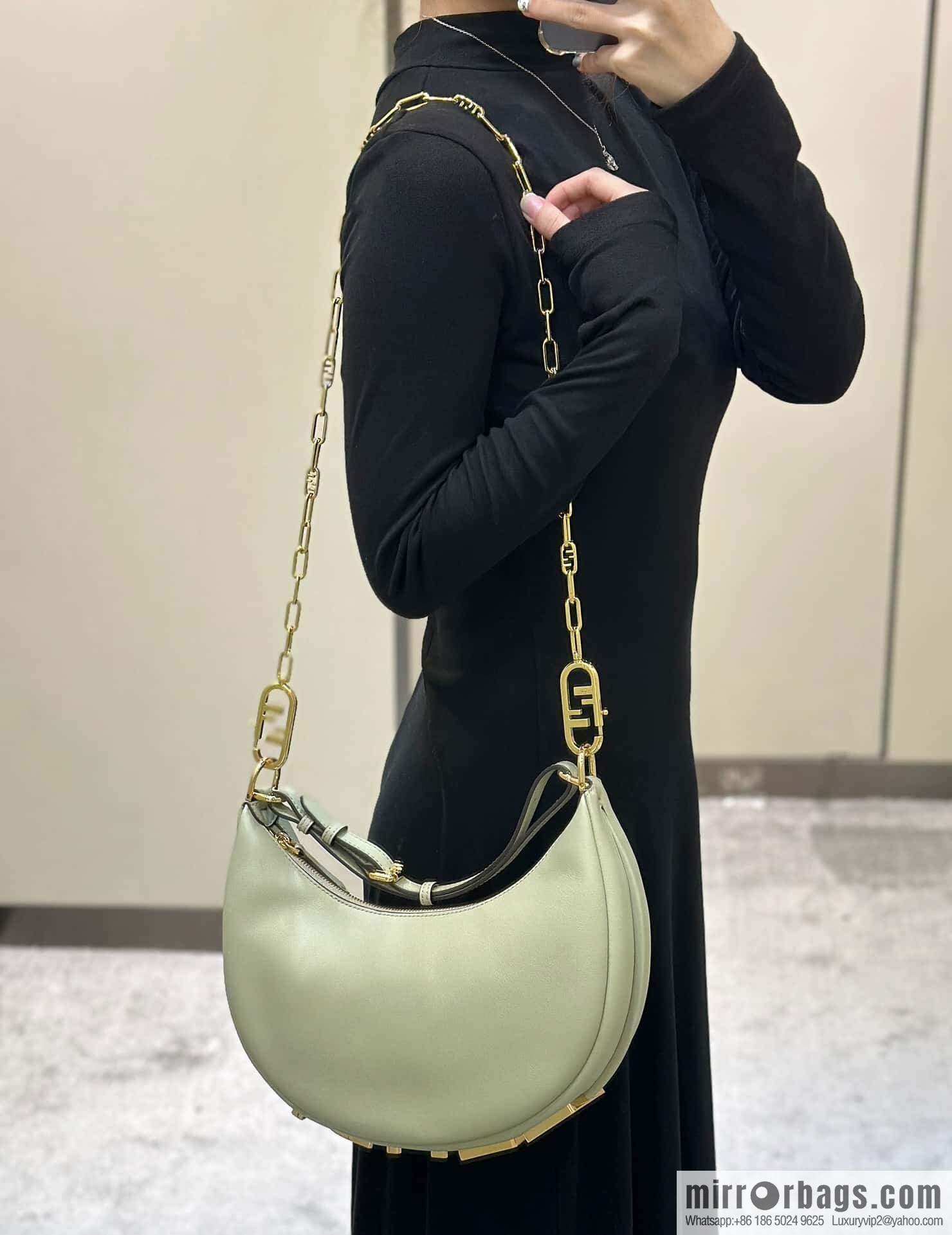 FENDI Fendigraphy model number: 80056m light green