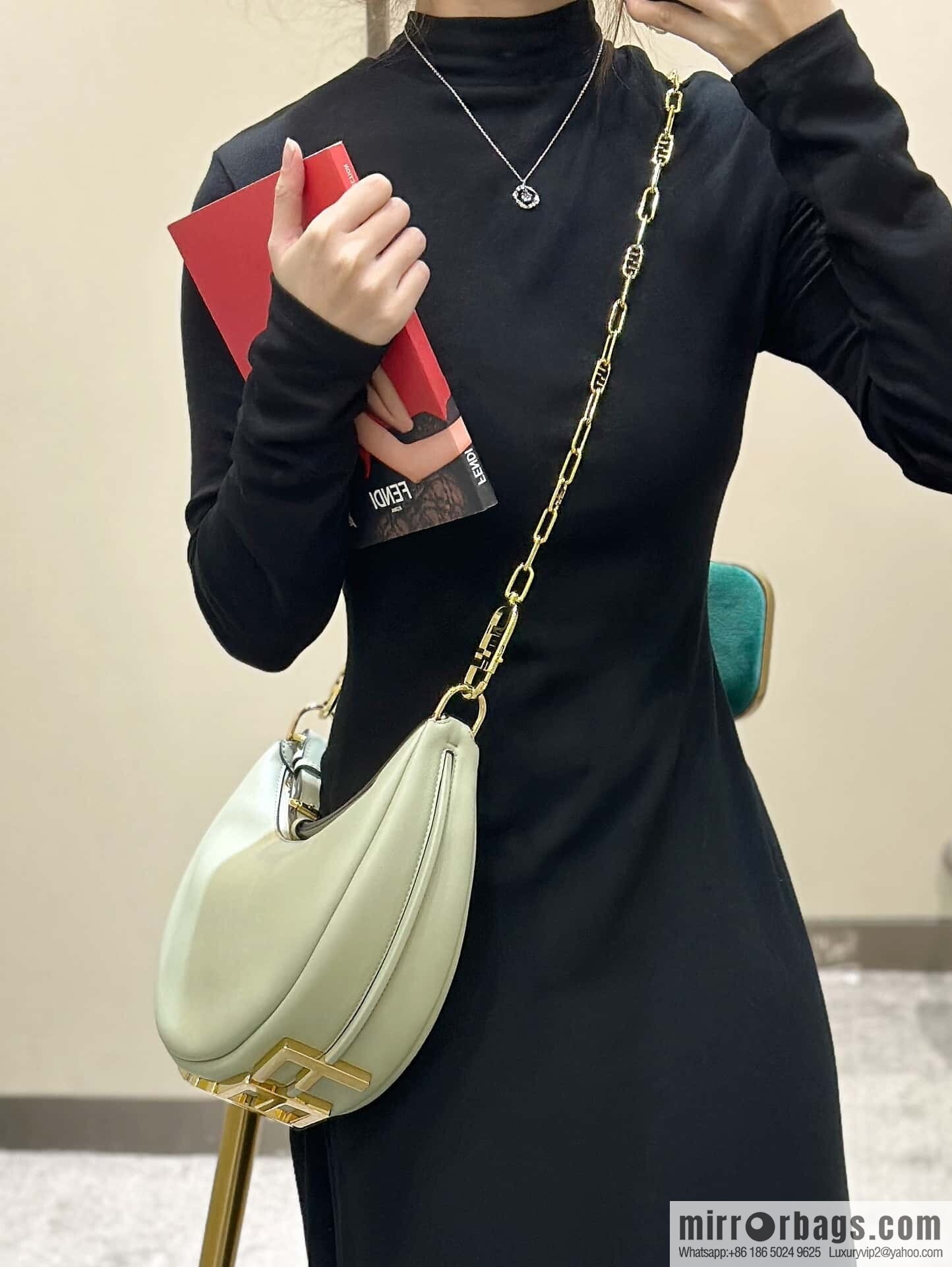 FENDI Fendigraphy model number: 80056m light green