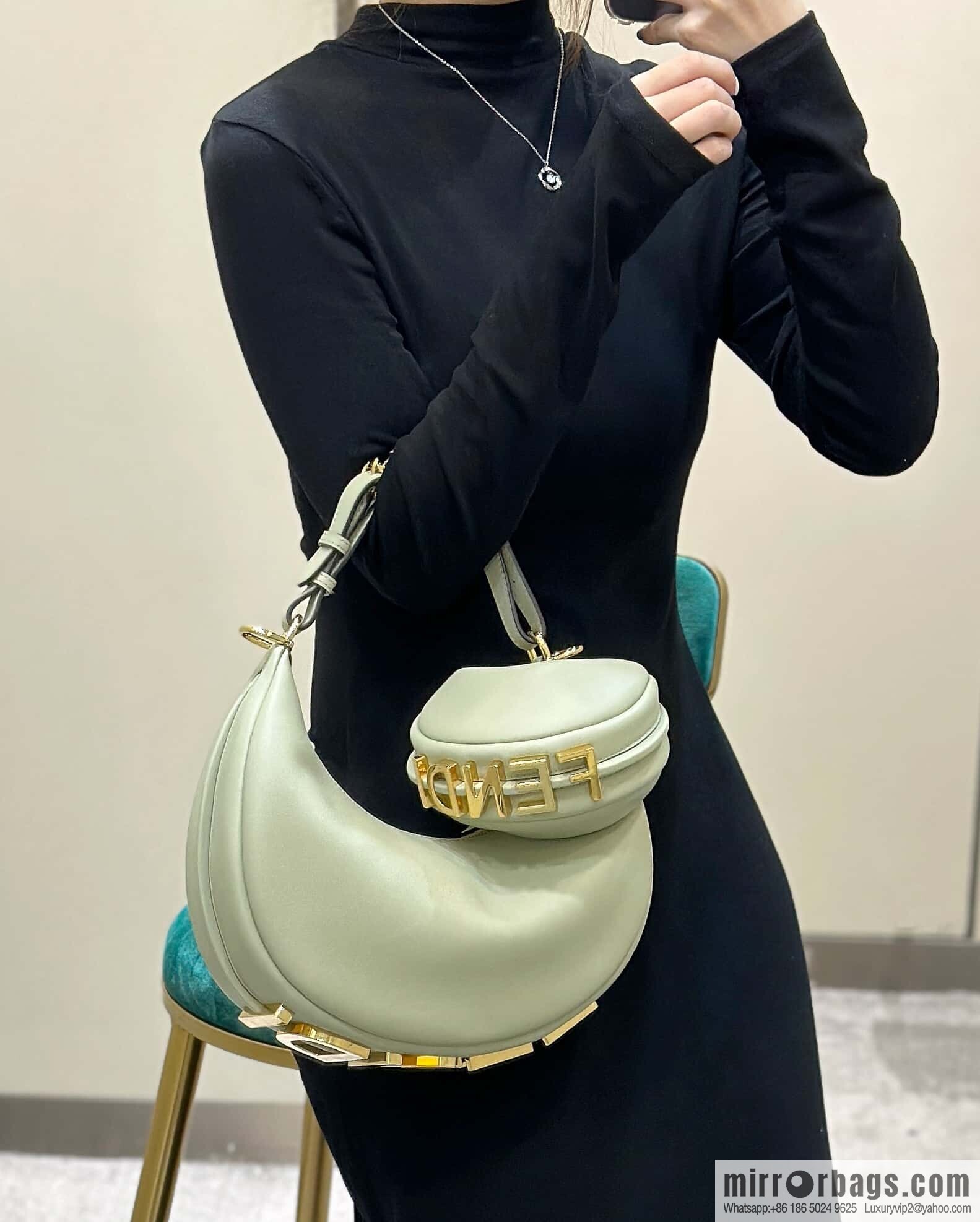 FENDI Fendigraphy model number: 80056m light green