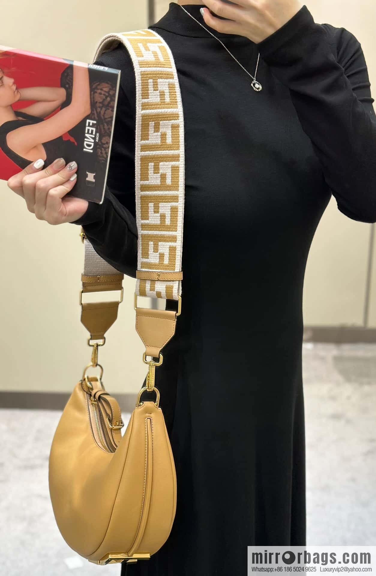 FENDI Fendigraphy model number: 80056m apricot