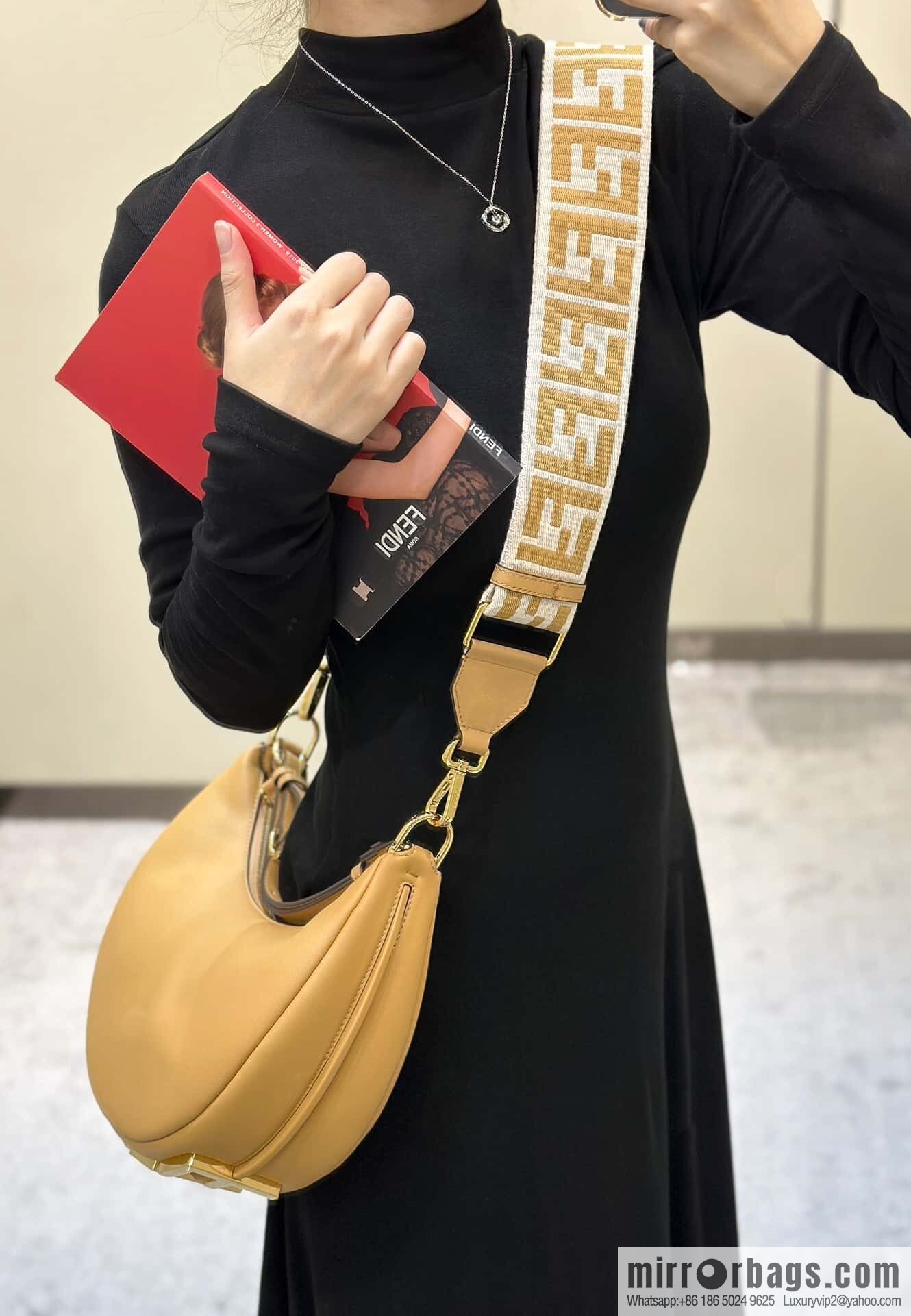 FENDI Fendigraphy model number: 80056m apricot
