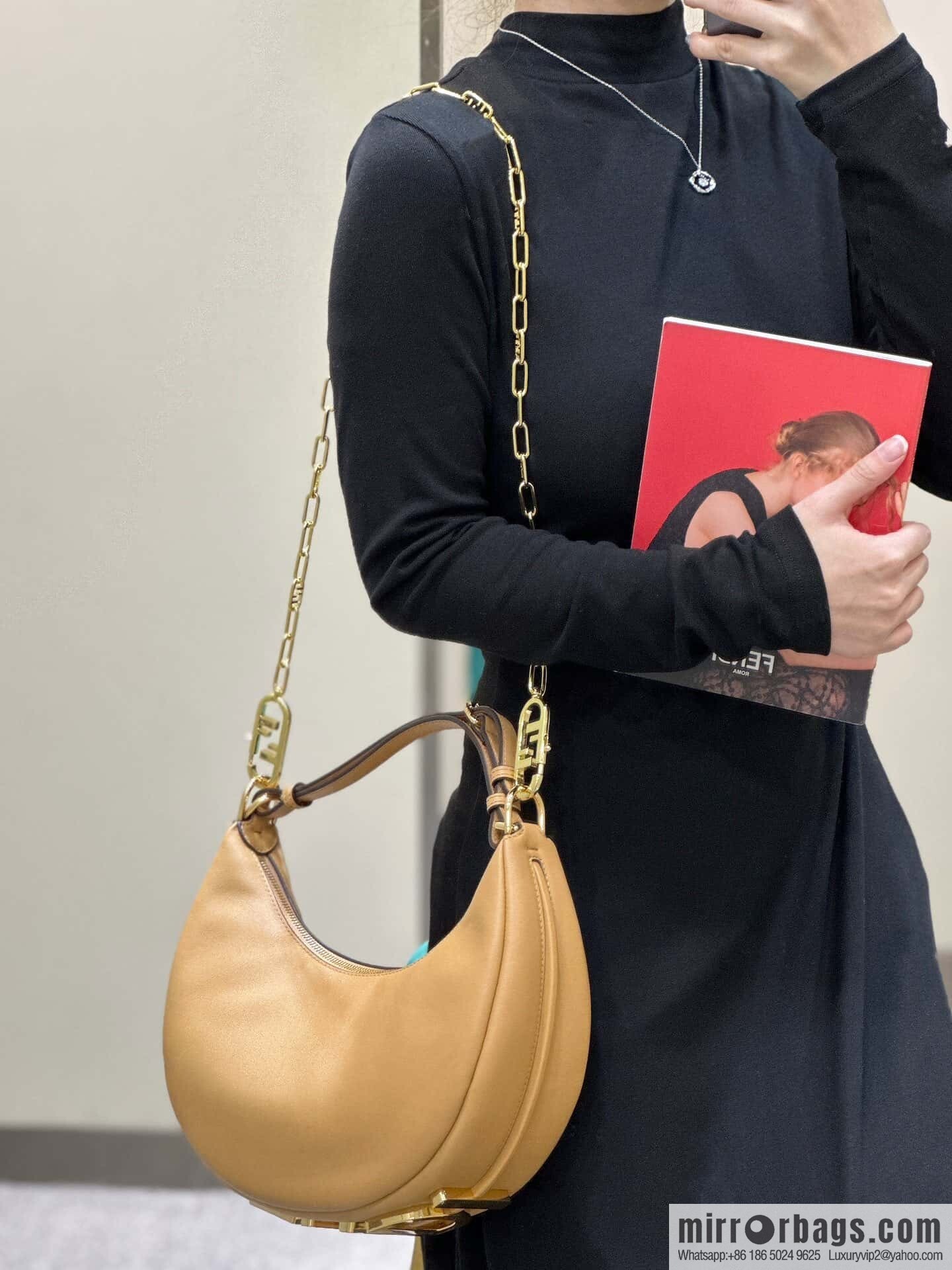 FENDI Fendigraphy model number: 80056m apricot