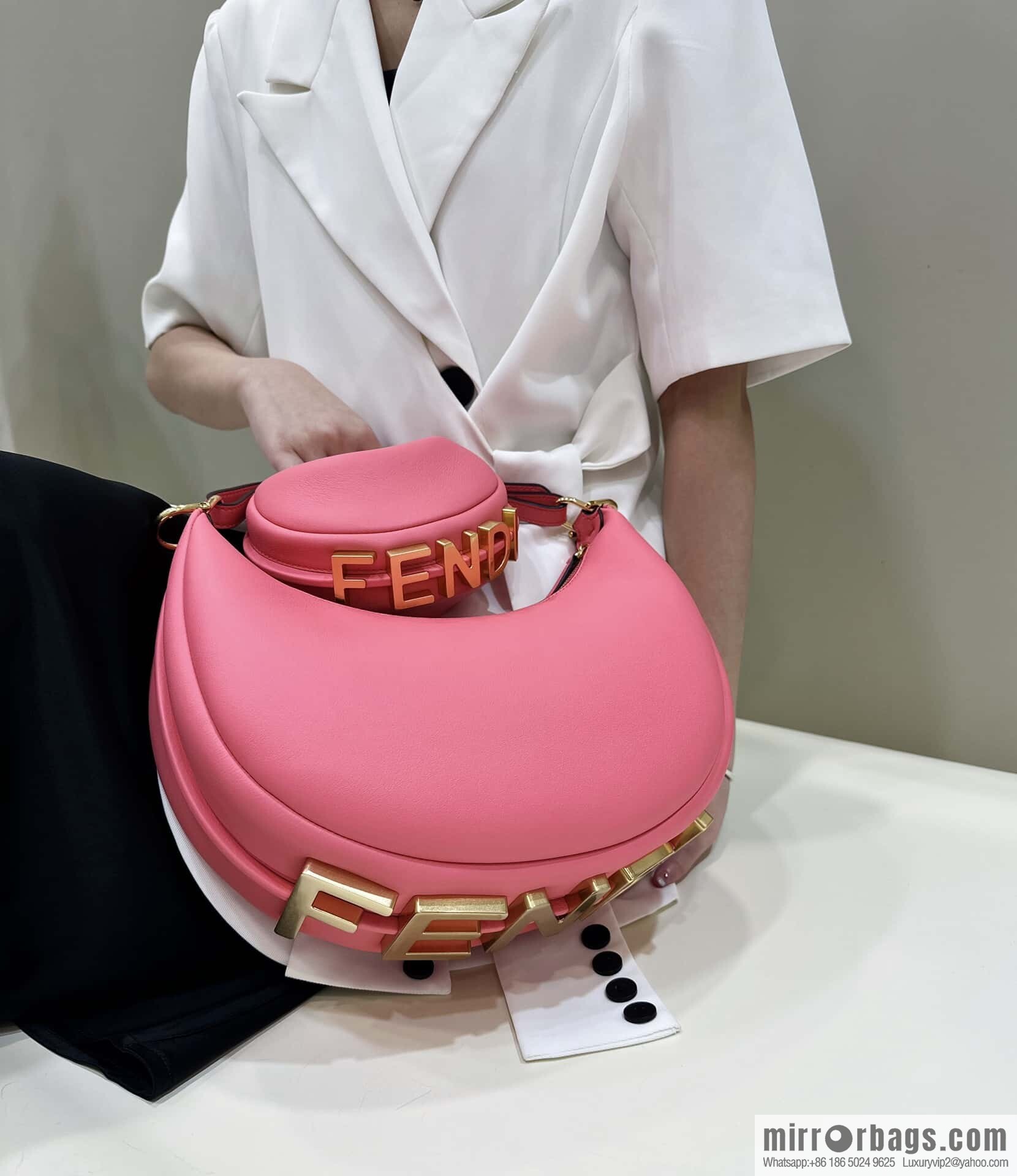FENDI Fendigraphy model number: 80056m watermelon red
