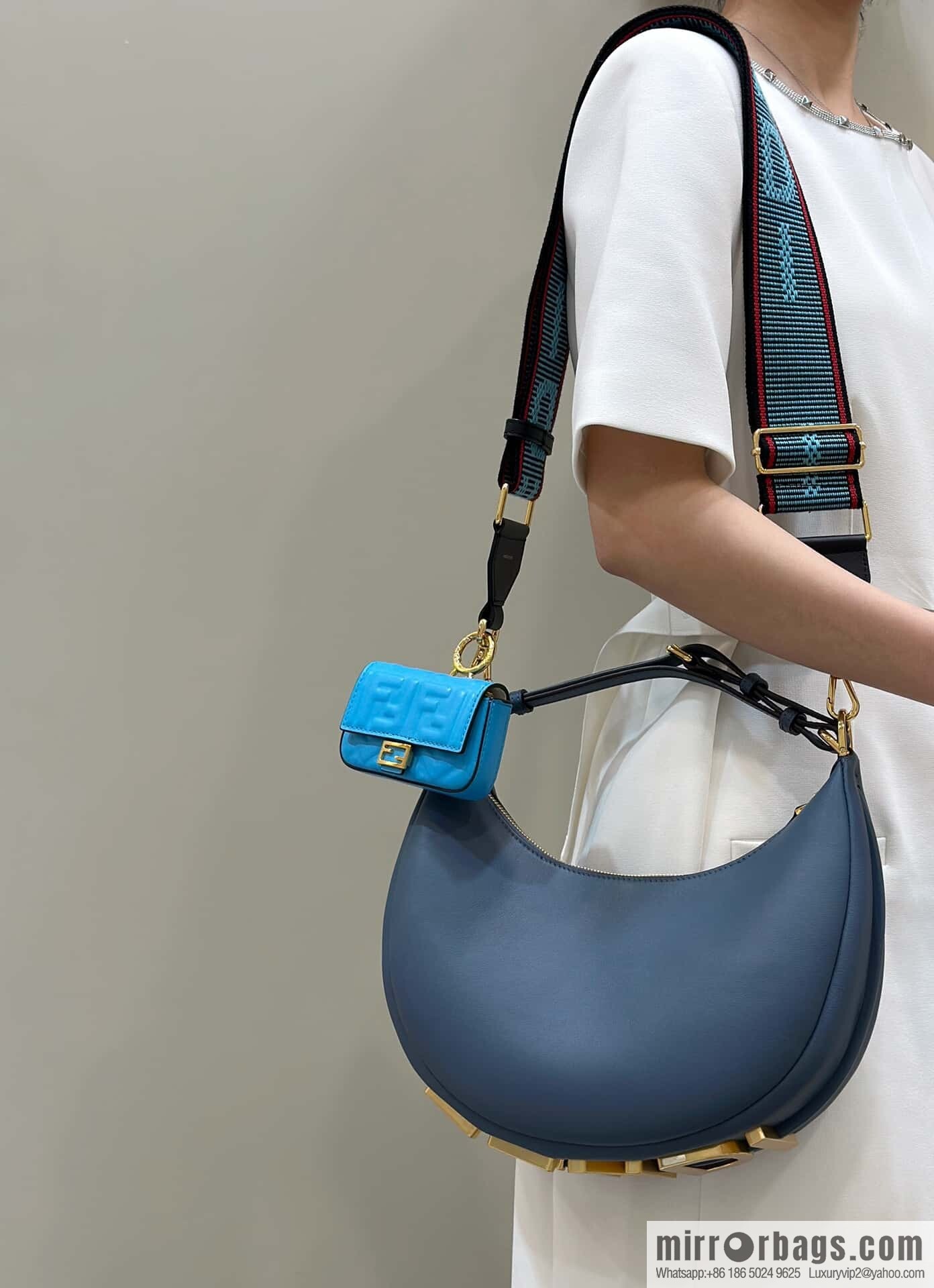 FENDI Fendigraphy model number: 80056m gray blue