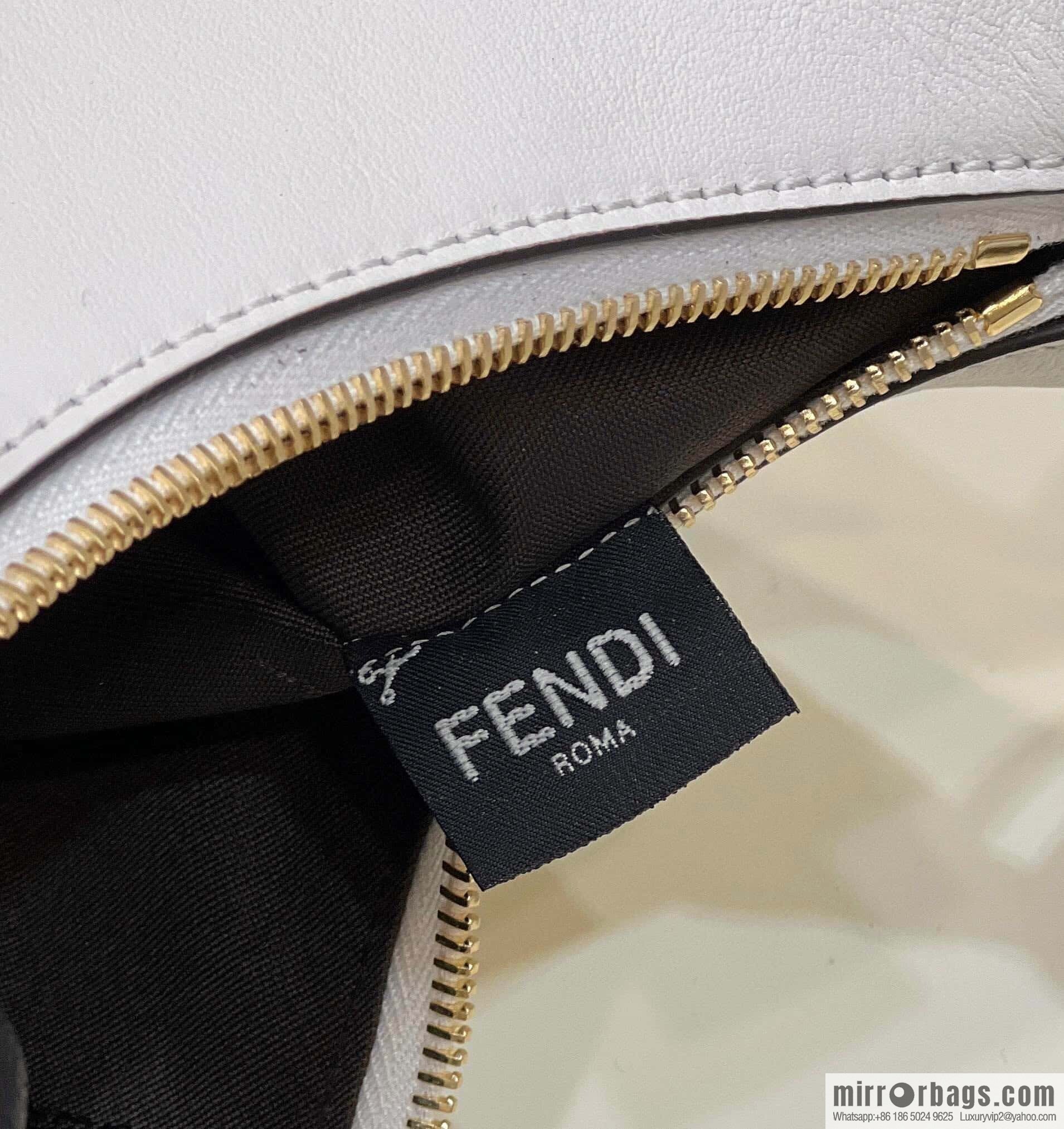 FENDI Fendigraphy armpit bag, model number: 80056m white