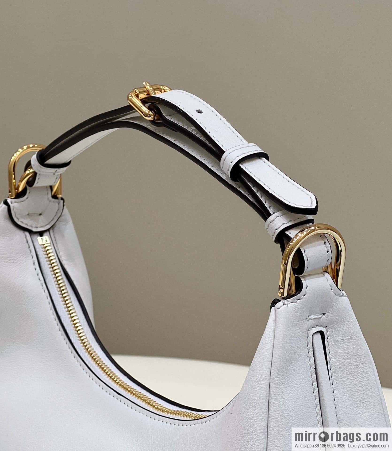 FENDI Fendigraphy armpit bag, model number: 80056m white