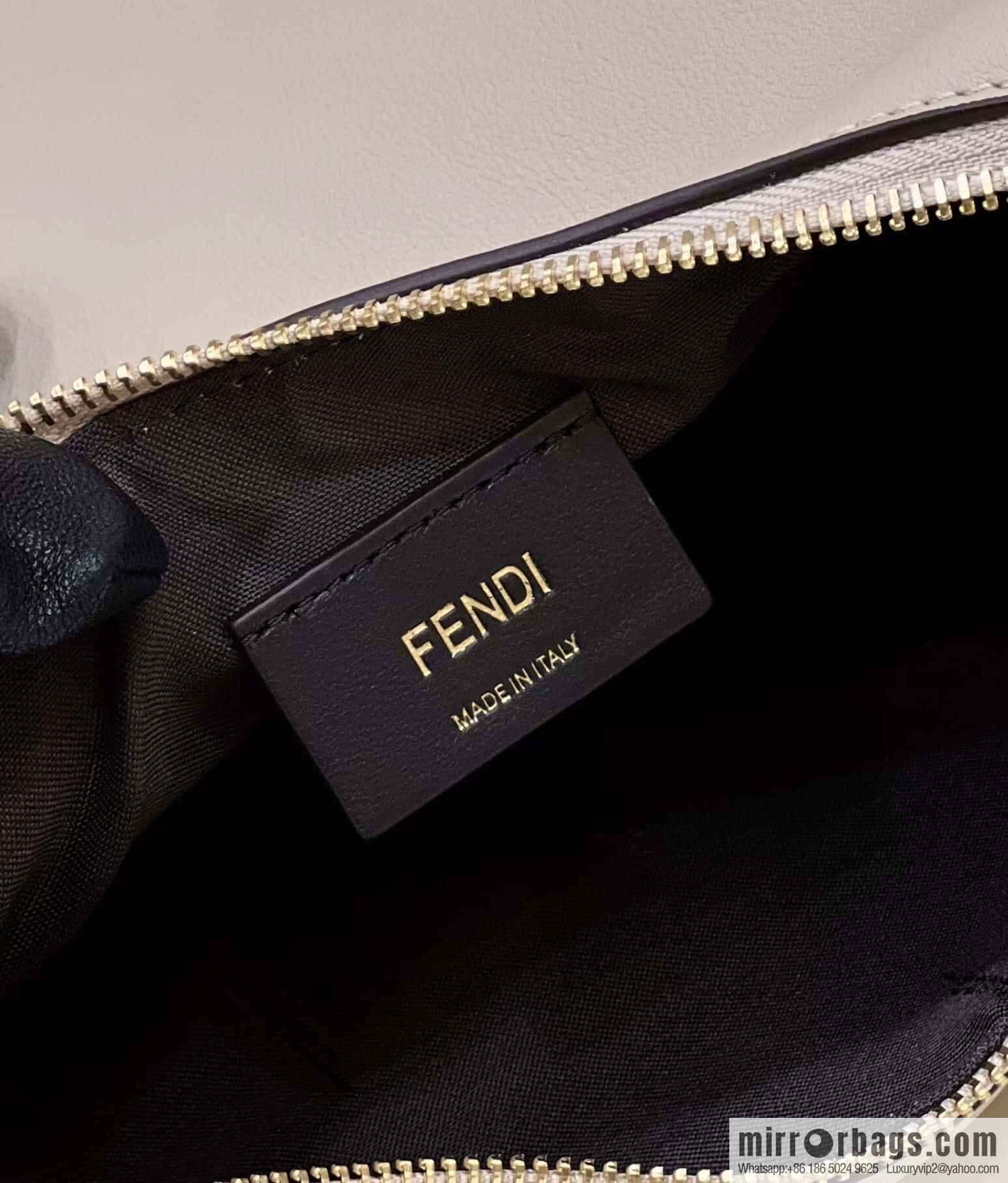 FENDI Fendigraphy armpit bag, model number: 80056m light gray