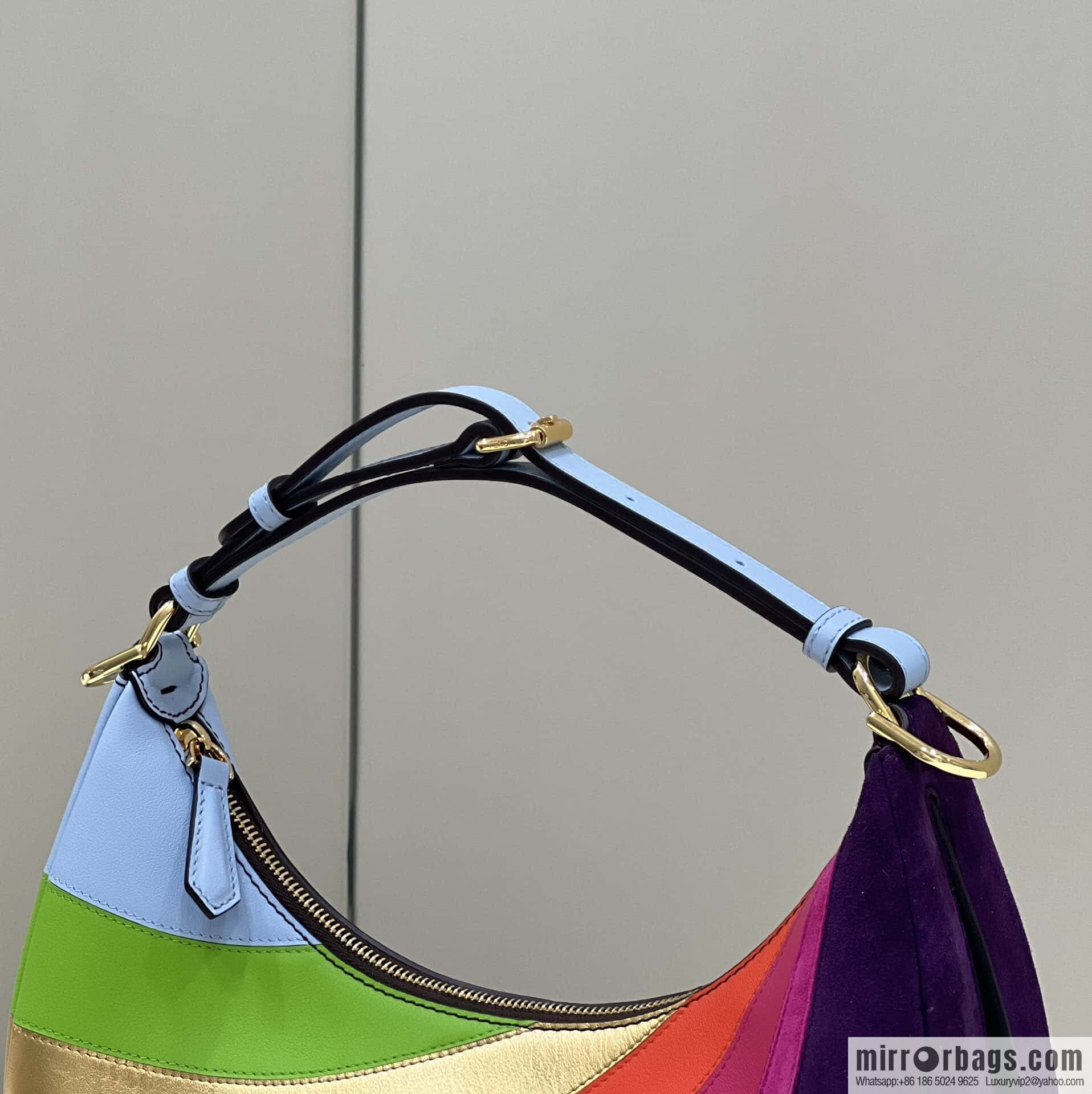 FENDI Fendigraphy armpit bag, model number: 80056m color matching