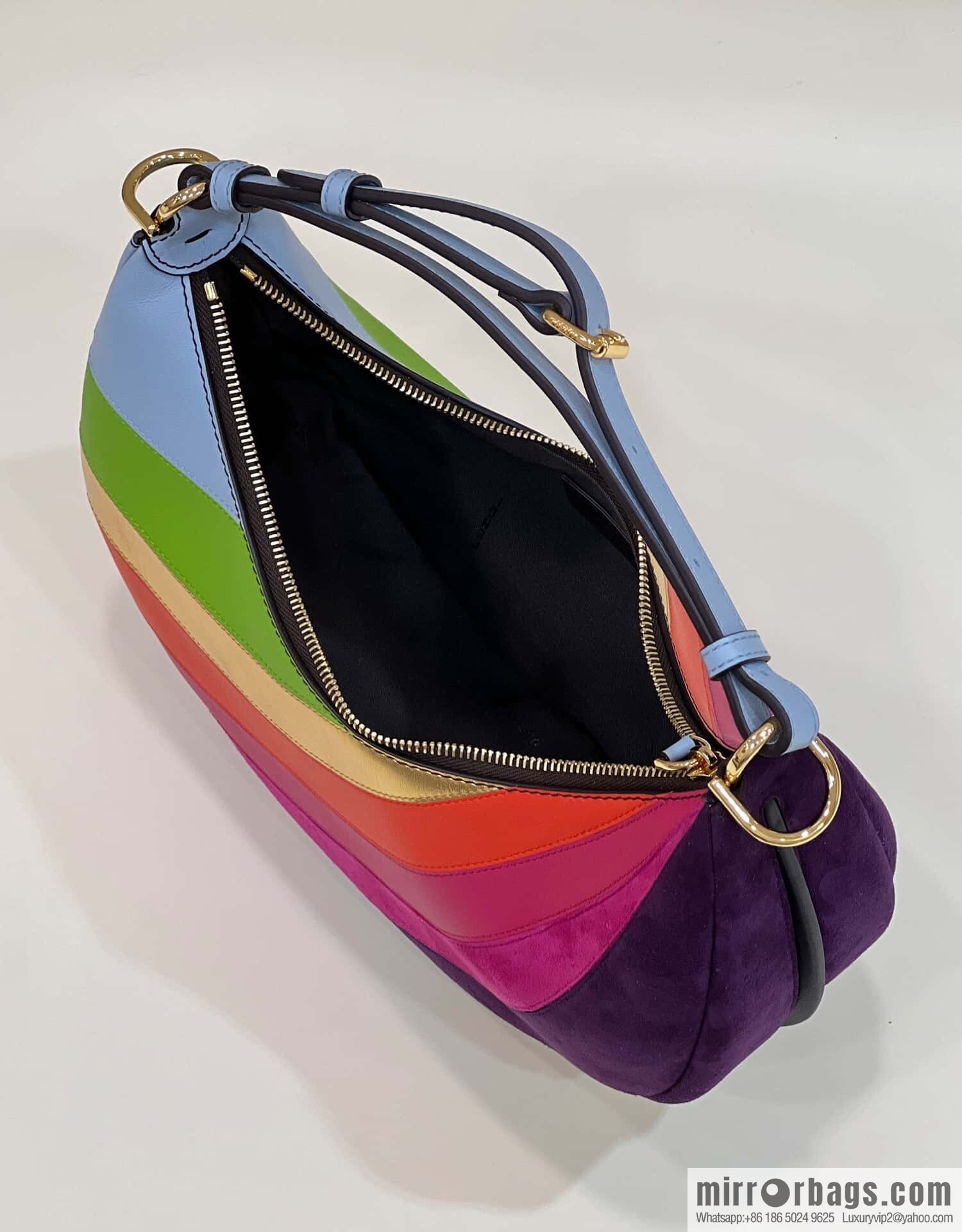 FENDI Fendigraphy armpit bag, model number: 80056m color matching