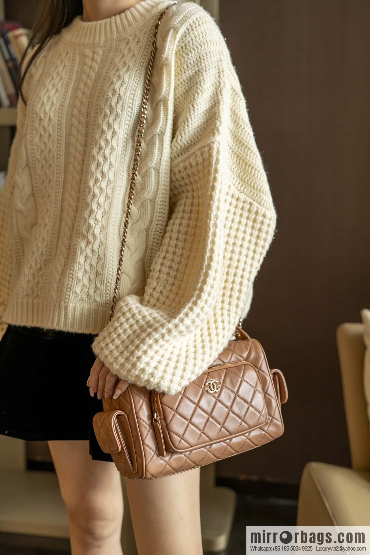ππππππ πππ€ Camera Bag, Caramel π· AS5156