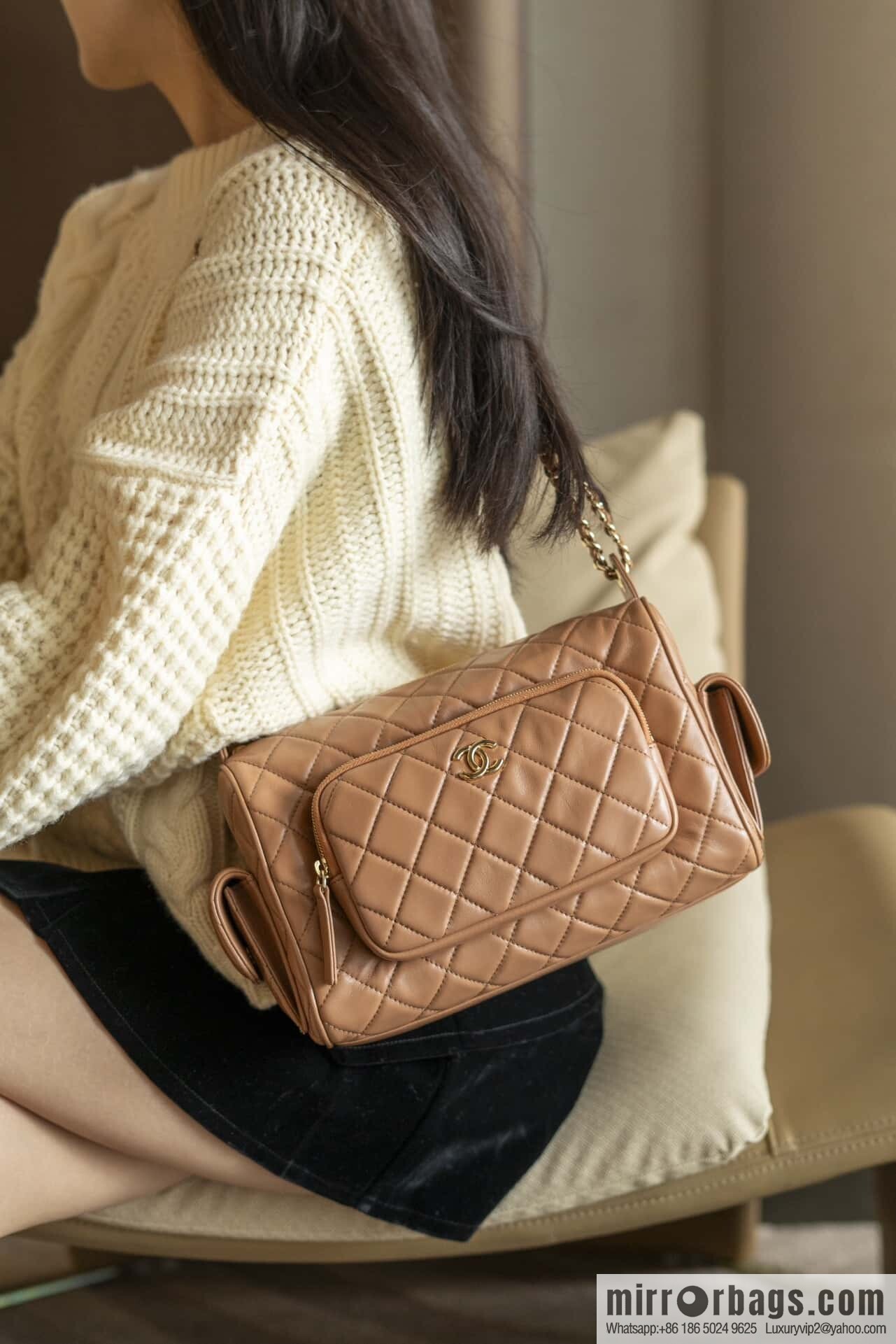 ππππππ πππ€ Camera Bag, Caramel π· AS5156