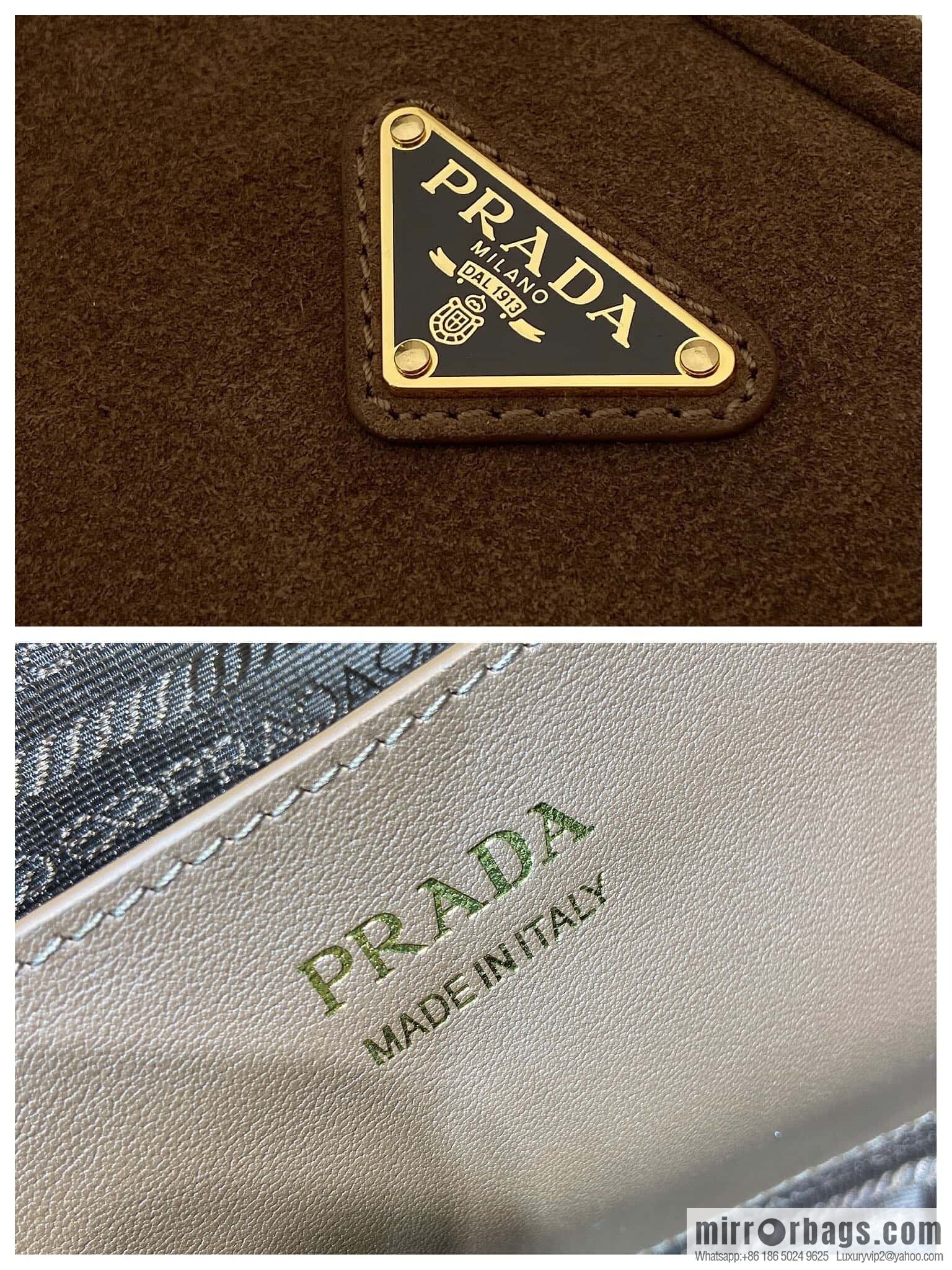 PRADA 🎉 new medieval 🎉 1BB116 suede🎉🎉