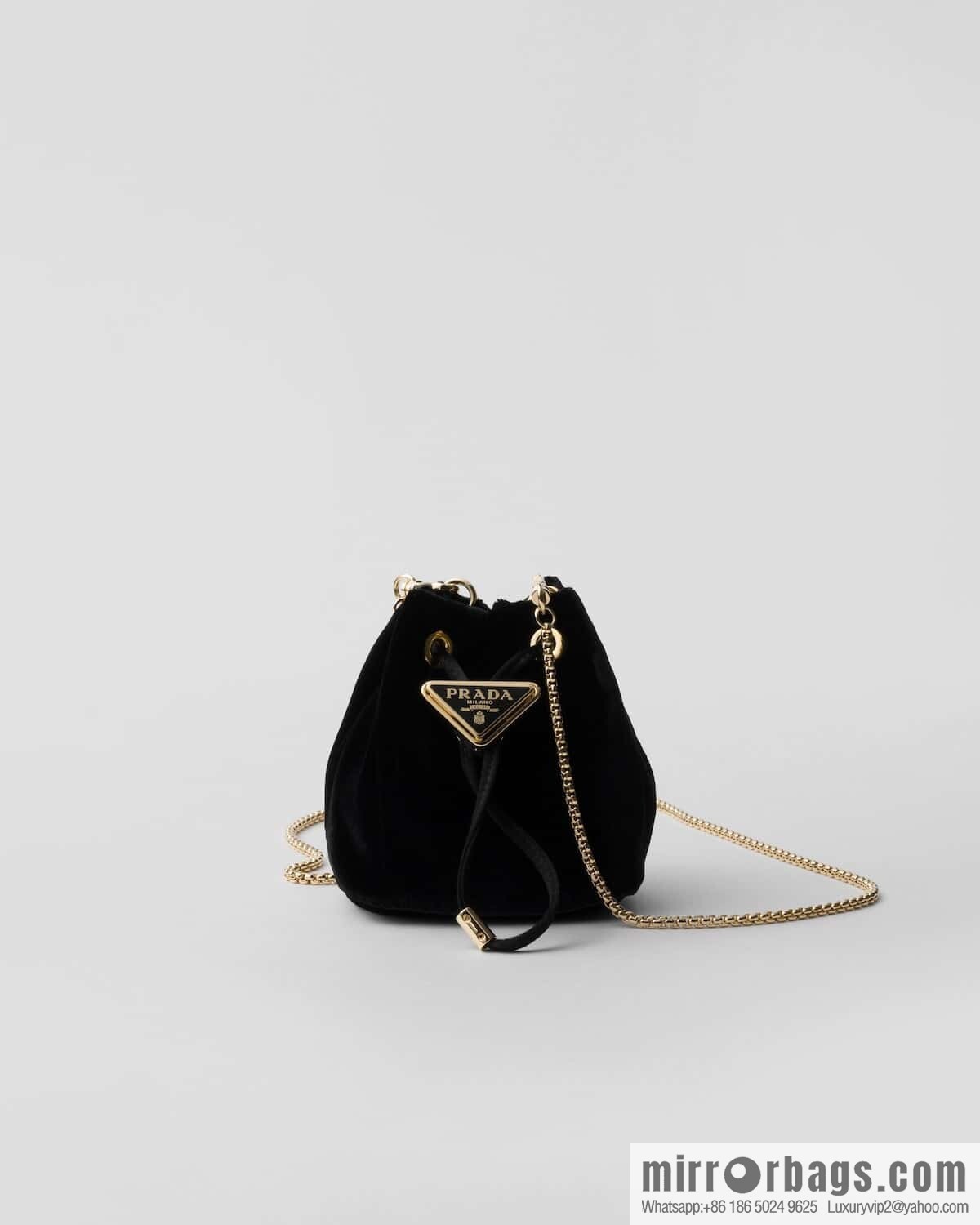 PRADA 🎉 Velvet Bucket 🎉 1NR016 Velvet🎉🎉