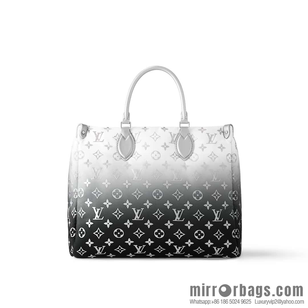 [Boutique‑grade] M11847 silver down, square bag series, this OnTheGo medium handbag.
