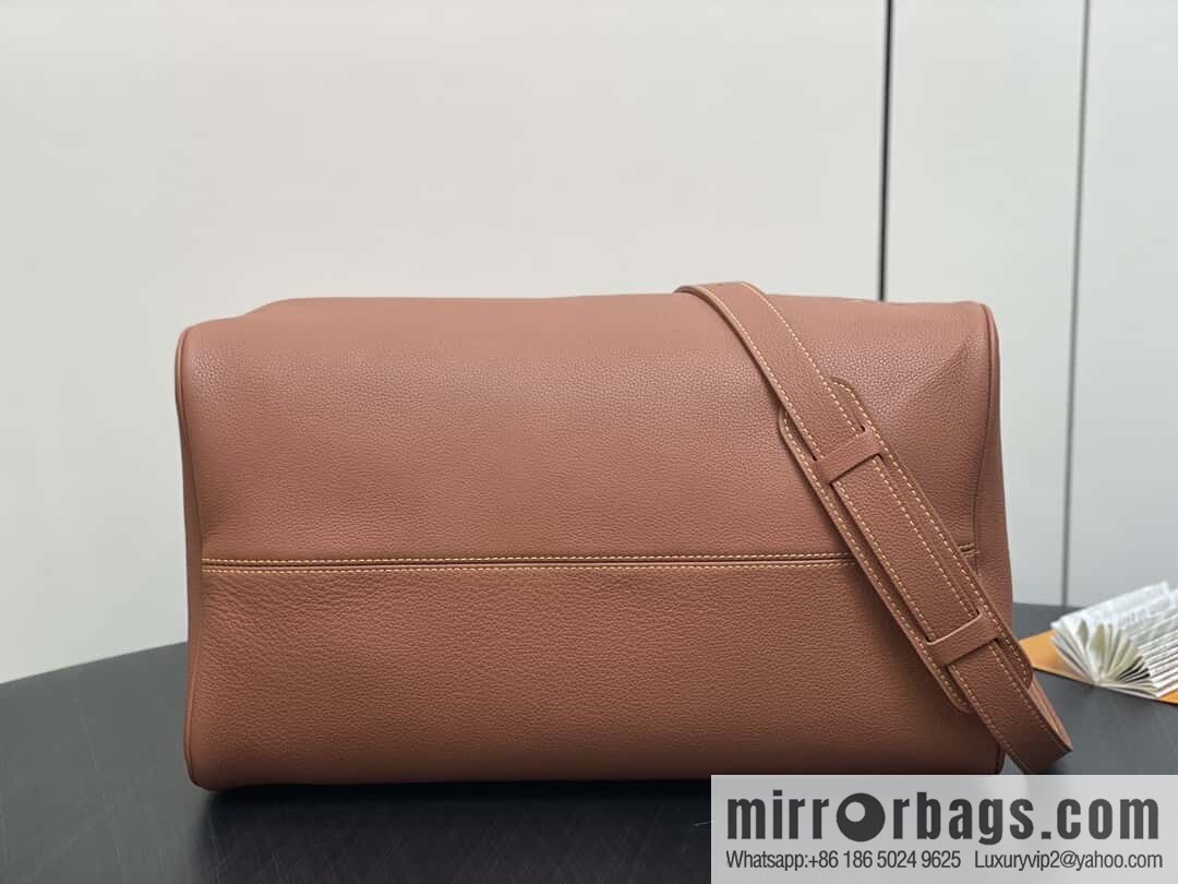 [Boutique‑grade] M12672 brown full leather, pillow bag speedy series SPEEDY P9 BANDOULIZRE40 handbag