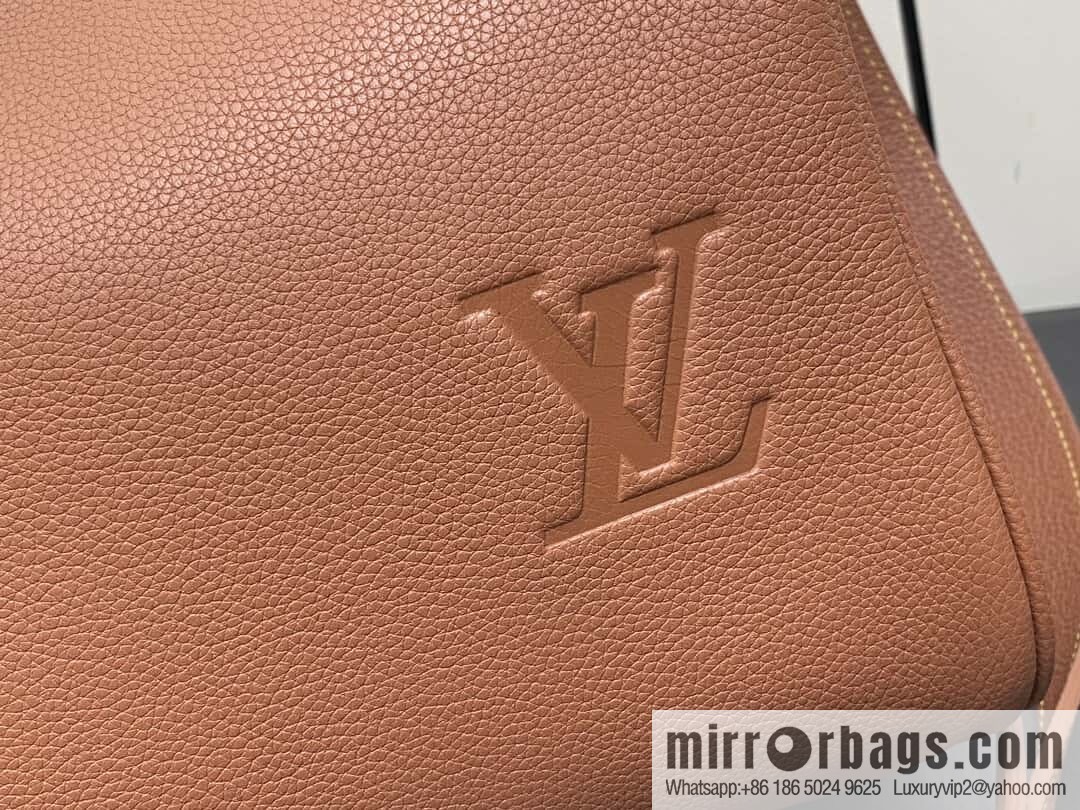 [Boutique‑grade] M12672 brown full leather, pillow bag speedy series SPEEDY P9 BANDOULIZRE40 handbag