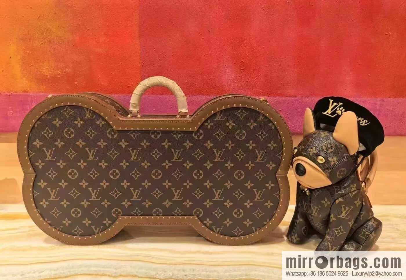 [Boutique‑grade] M12617 presbyopia, French Dou dog shoulder bag series, this Pooch Bag handbag