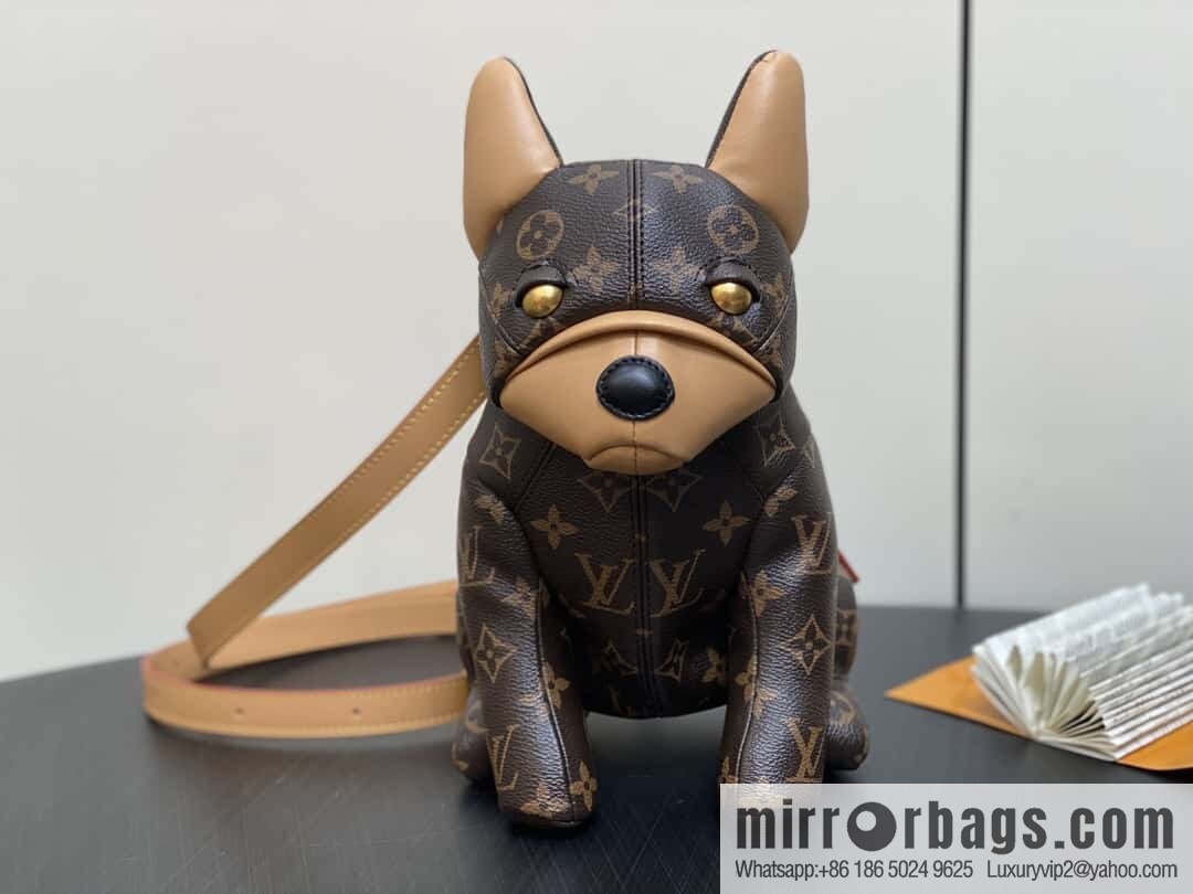 [Boutique‑grade] M12617 presbyopia, French Dou dog shoulder bag series, this Pooch Bag handbag