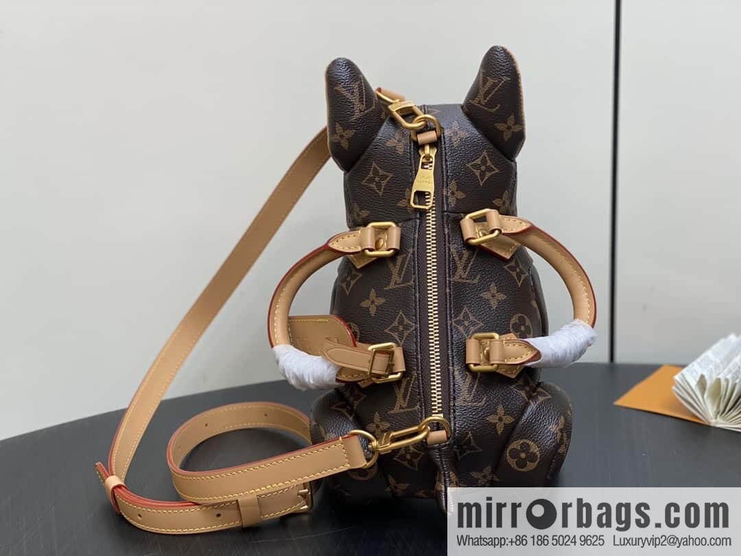 [Boutique‑grade] M12617 presbyopia, French Dou dog shoulder bag series, this Pooch Bag handbag