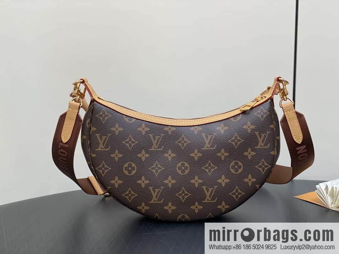 [Boutique‑grade] M12939 presbyopia, moon bag series Loop Hobo handbag