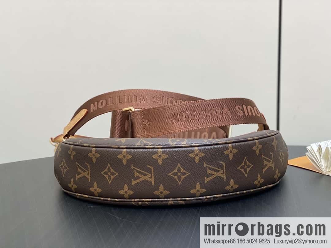 [Boutique‑grade] M12939 presbyopia, moon bag series Loop Hobo handbag