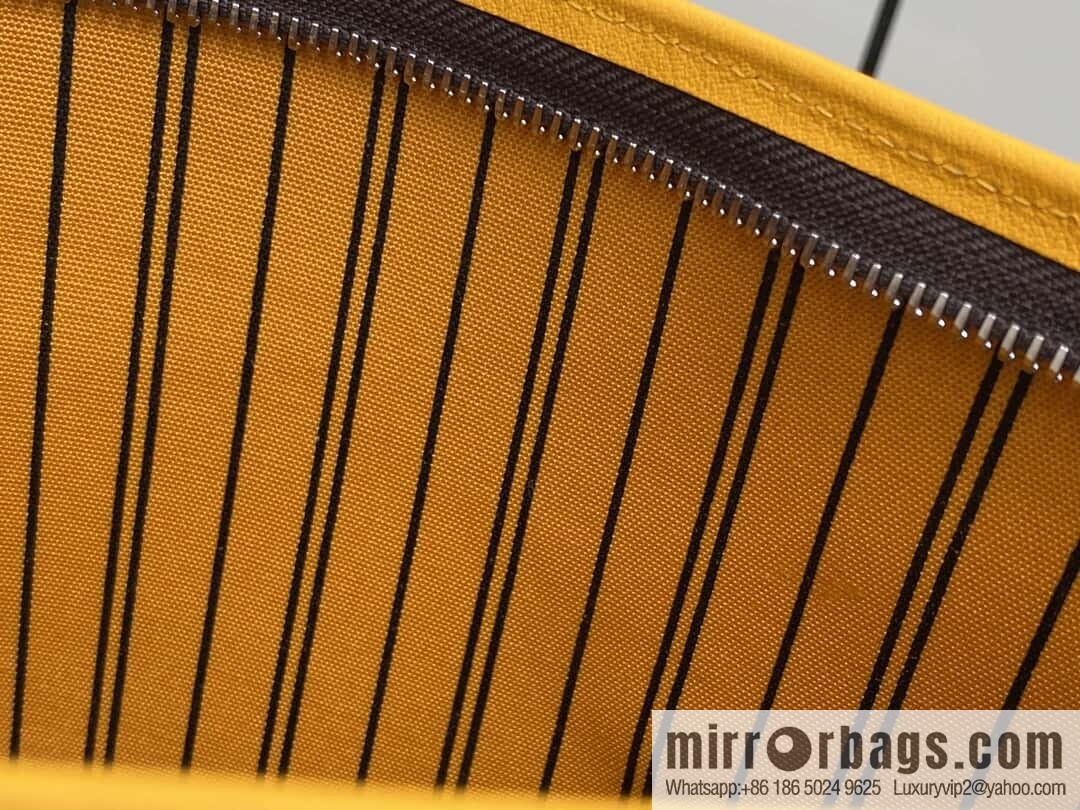 [Boutique‑grade] M12820 old flower yellow, handbag clutch series M61692 + versatile Pochette Voyage clutch bag