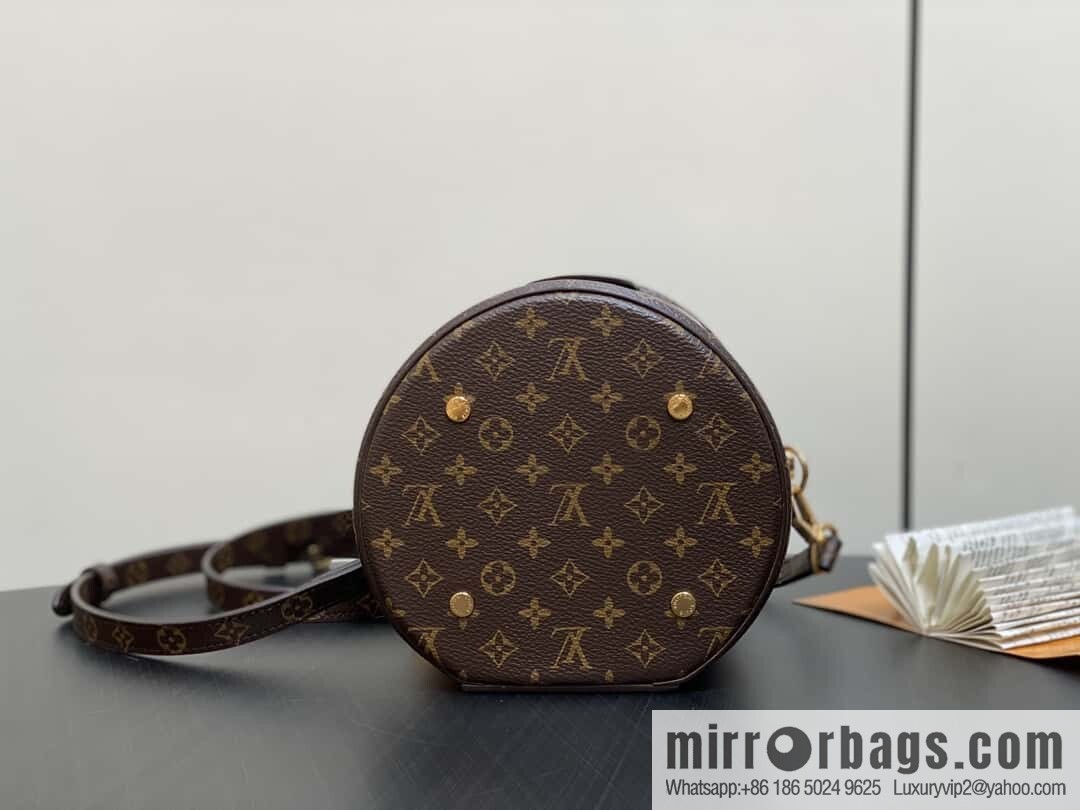 [Boutique‑grade] M13846 leopard print, drum bag, fortune bag VANITY handbag