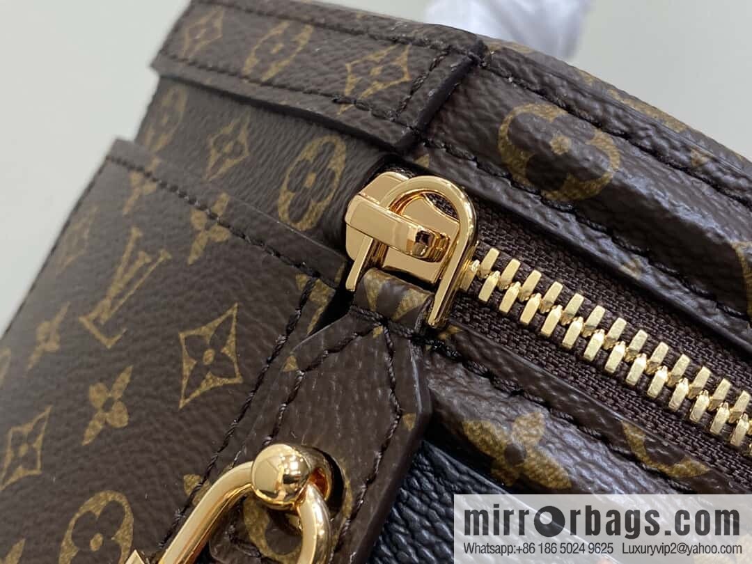 [Boutique‑grade] M13846 leopard print, drum bag, fortune bag VANITY handbag